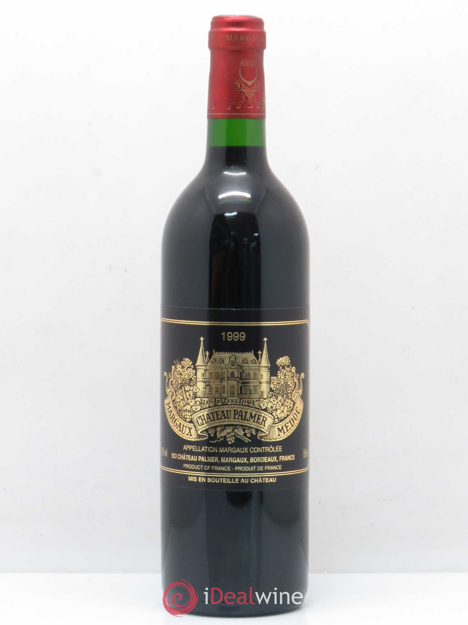 Château Palmer 3ème Grand Cru Classé 1999 - Lot de 1 bouteille - 0