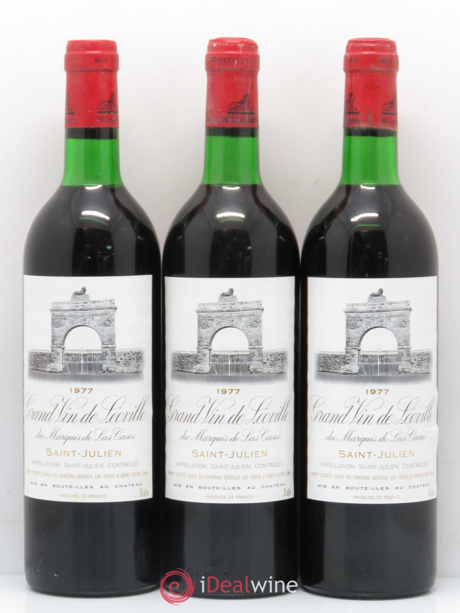 Château Léoville Las Cases 2ème Grand Cru Classé 1977 - Lot de 12 bouteilles - 3