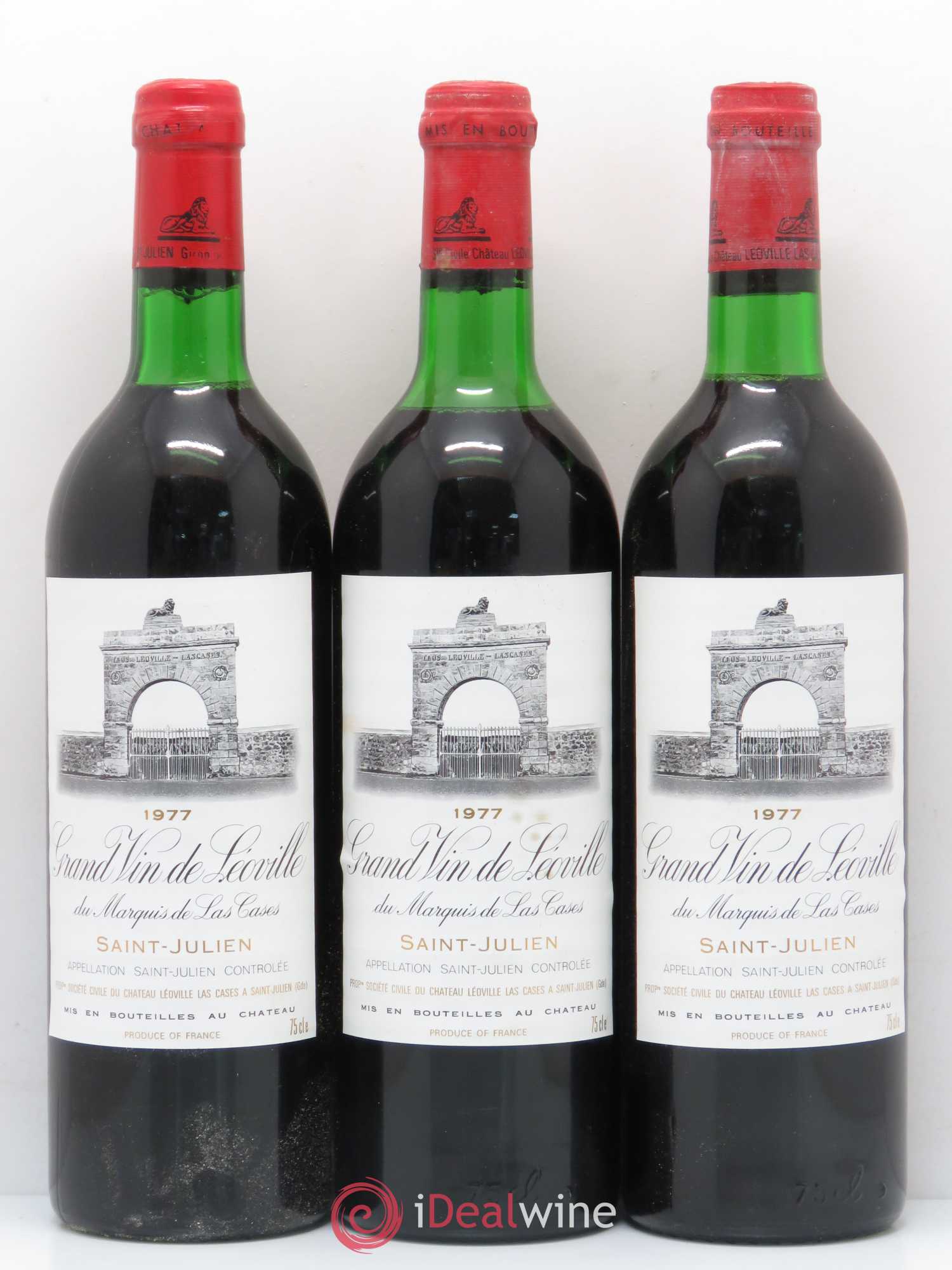 Château Léoville Las Cases 2ème Grand Cru Classé 1977 - Lot de 12 bouteilles - 4