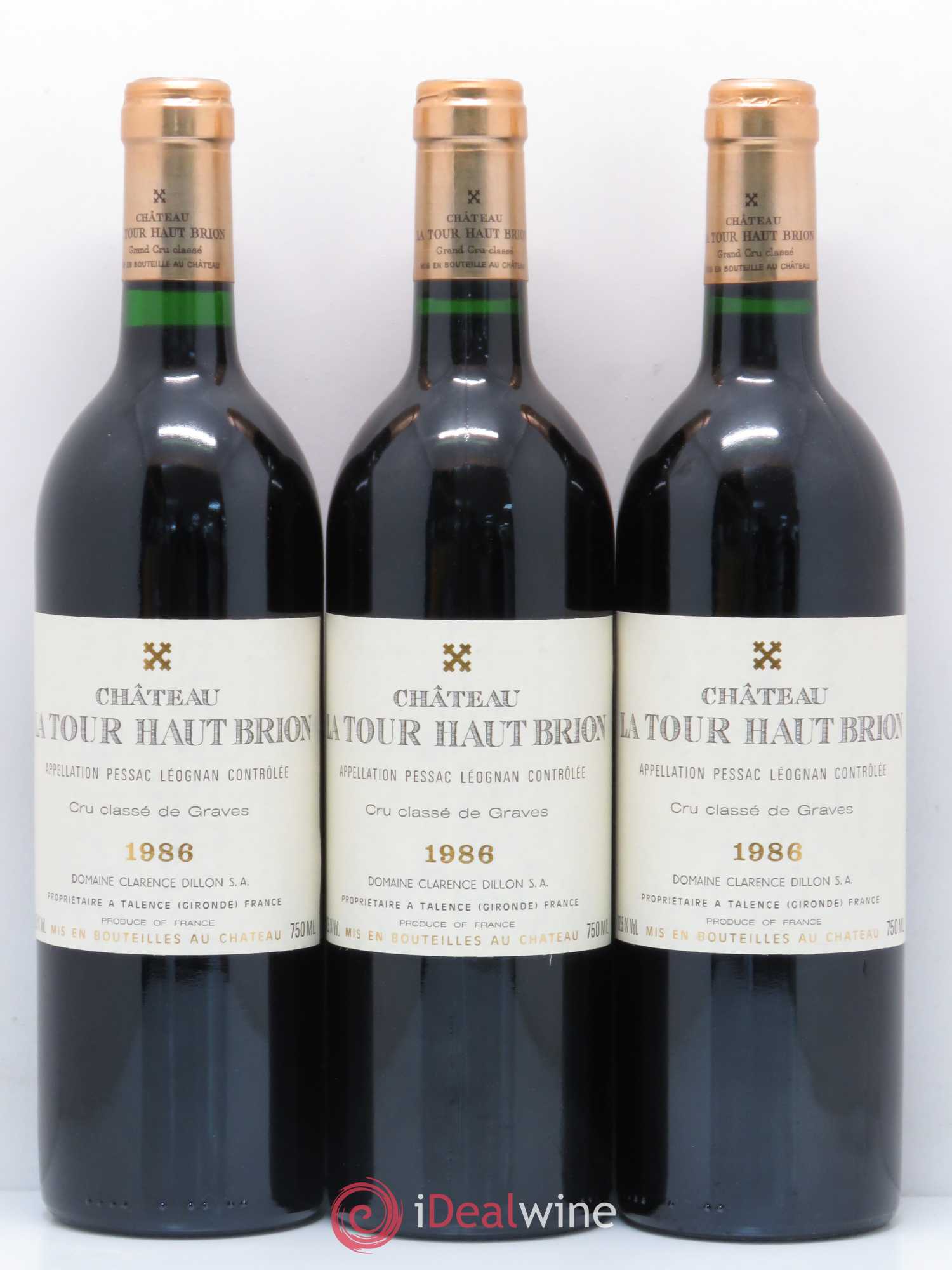 Château la Tour Haut-Brion Cru Classé de Graves 1986 - Lot de 12 bouteilles - 3