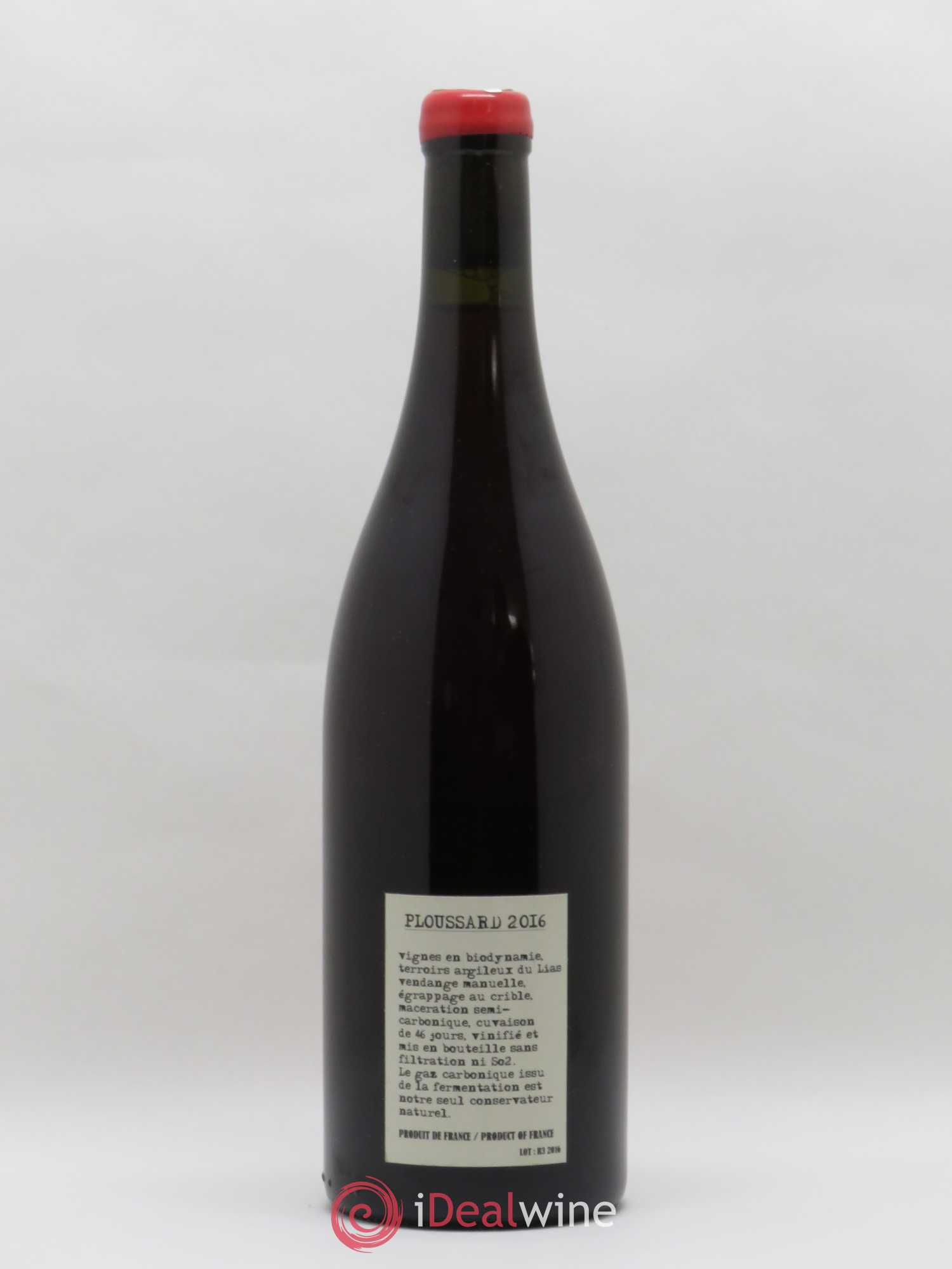 Arbois Ploussard Adeline Houillon & Renaud Bruyère 2016 - Lot de 1 bouteille - 1
