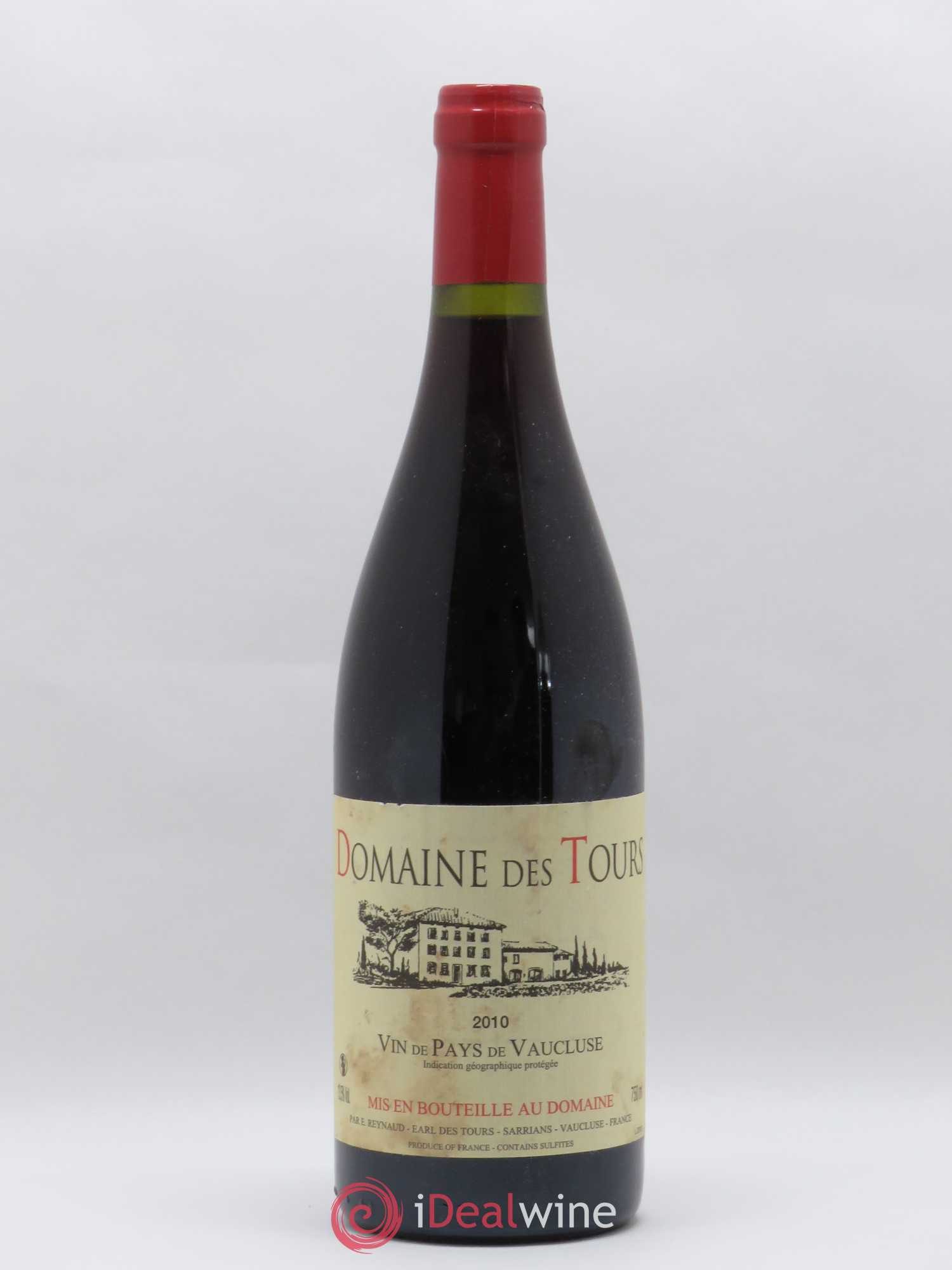 Vaucluse (Vin de Pays de Vaucluse) Domaine des Tours Emmanuel Reynaud 2010 - Lot de 1 bouteille - 0