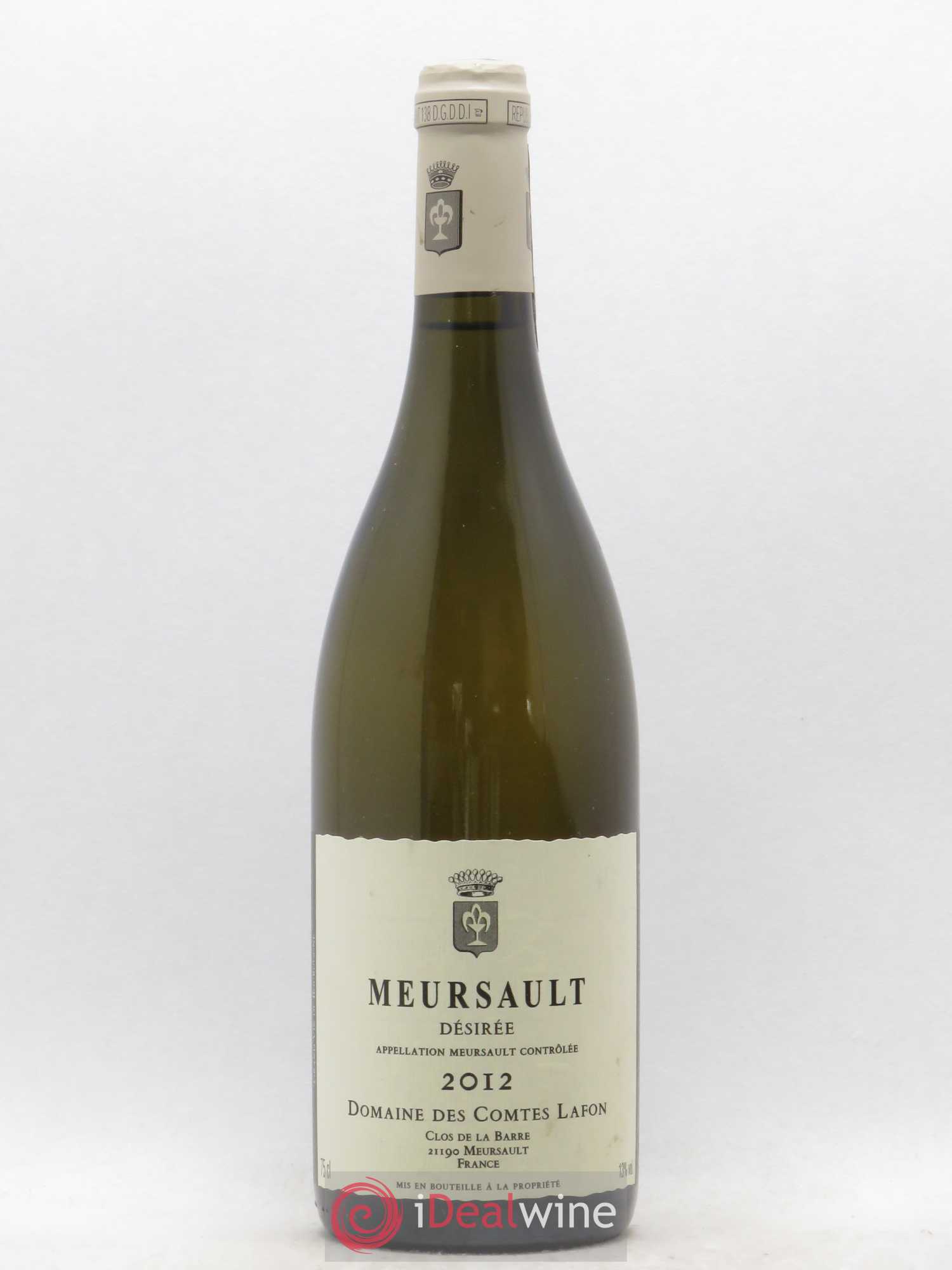 Meursault Désirée Comtes Lafon (Domaine des) 2012 - Lot de 1 bouteille - 0