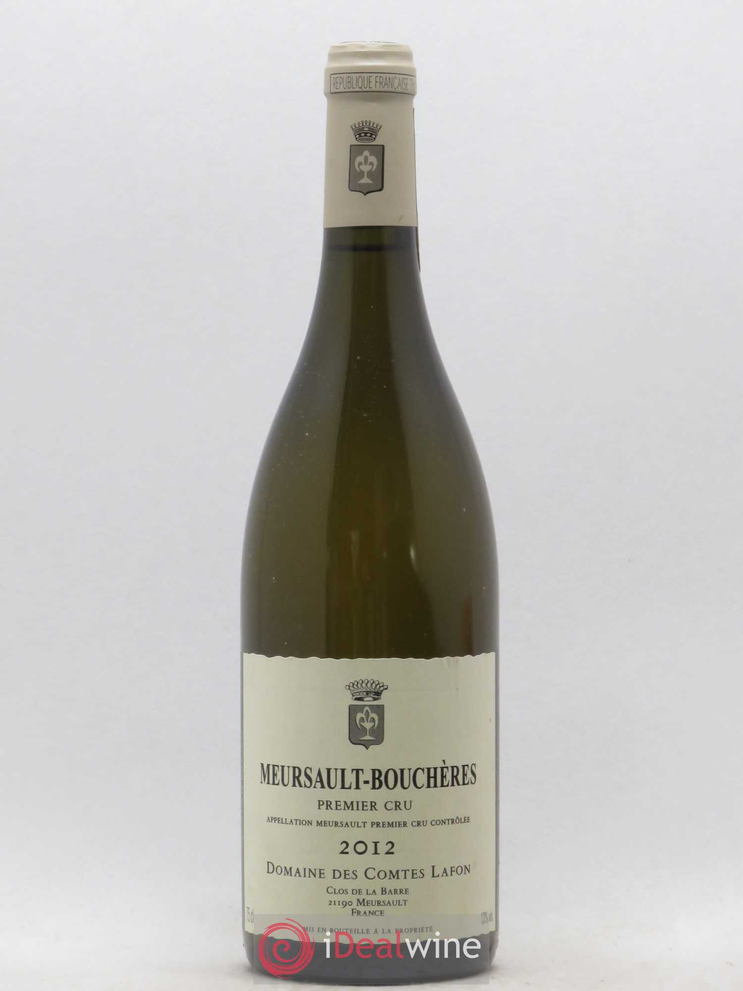Meursault 1er Cru Bouchères Comtes Lafon (Domaine des) 2012 - Lot de 1 bouteille - 0
