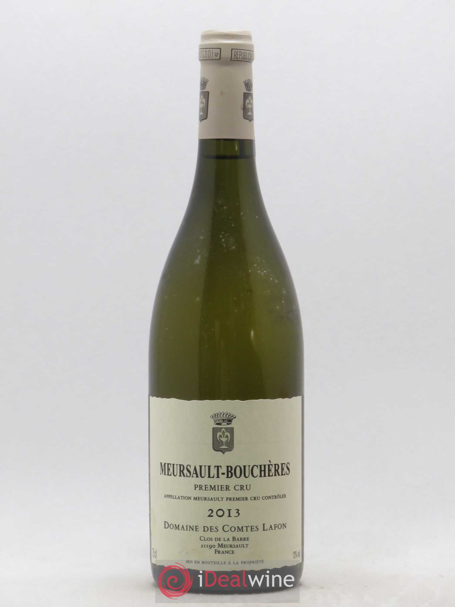 Meursault 1er Cru Bouchères Comtes Lafon (Domaine des) 2013 - Lot de 1 bouteille - 0