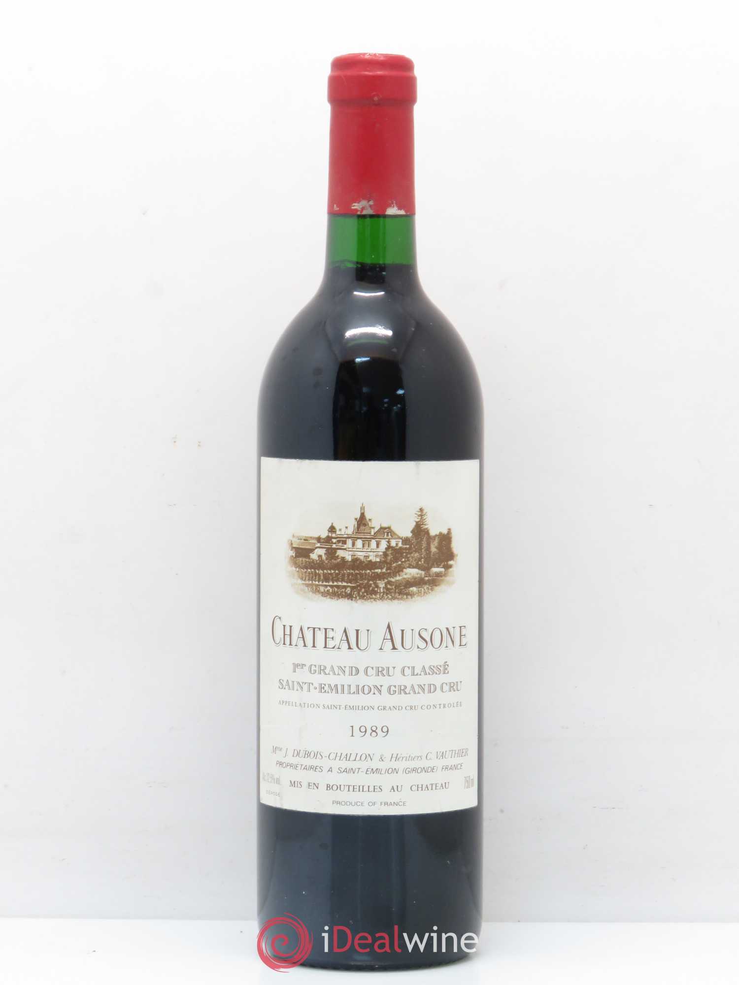 Château Ausone 1er Grand Cru Classé A 1989 - Lot de 1 bouteille - 0