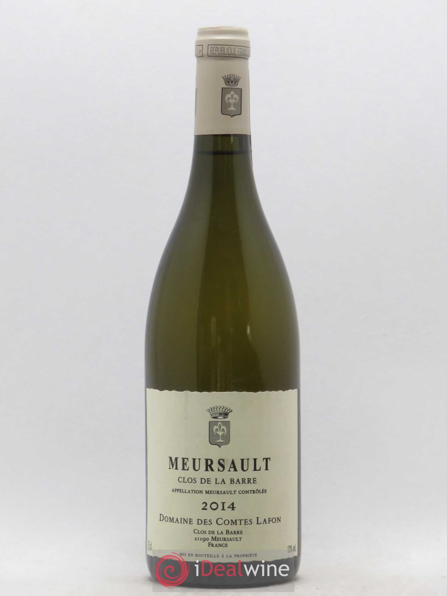 Meursault Clos de la Barre Comtes Lafon (Domaine des) 2014 - Lot de 1 bouteille - 0
