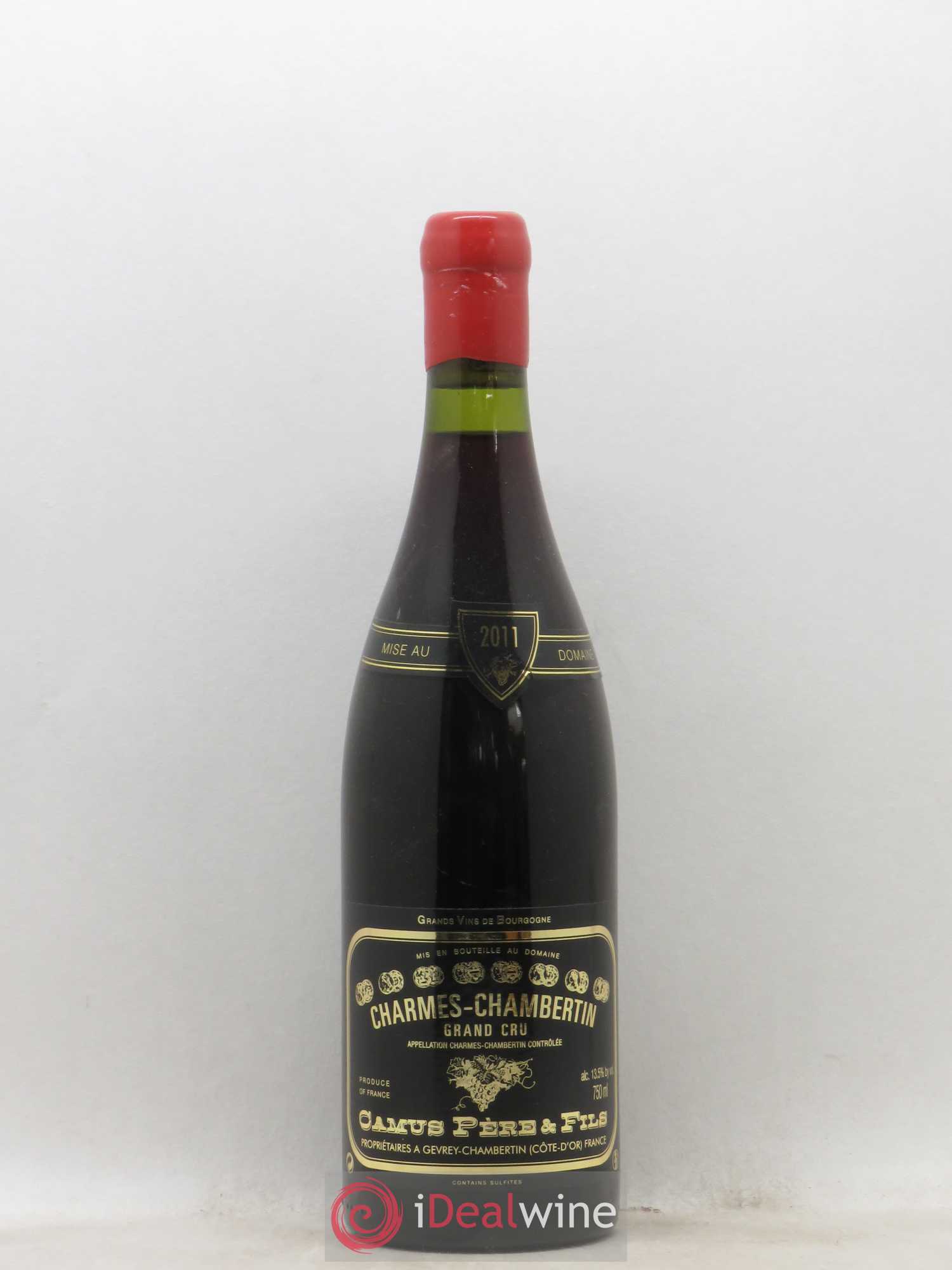 Charmes-Chambertin Grand Cru Camus Père et Fils (Domaine) 2011 - Lot de 1 bouteille - 0