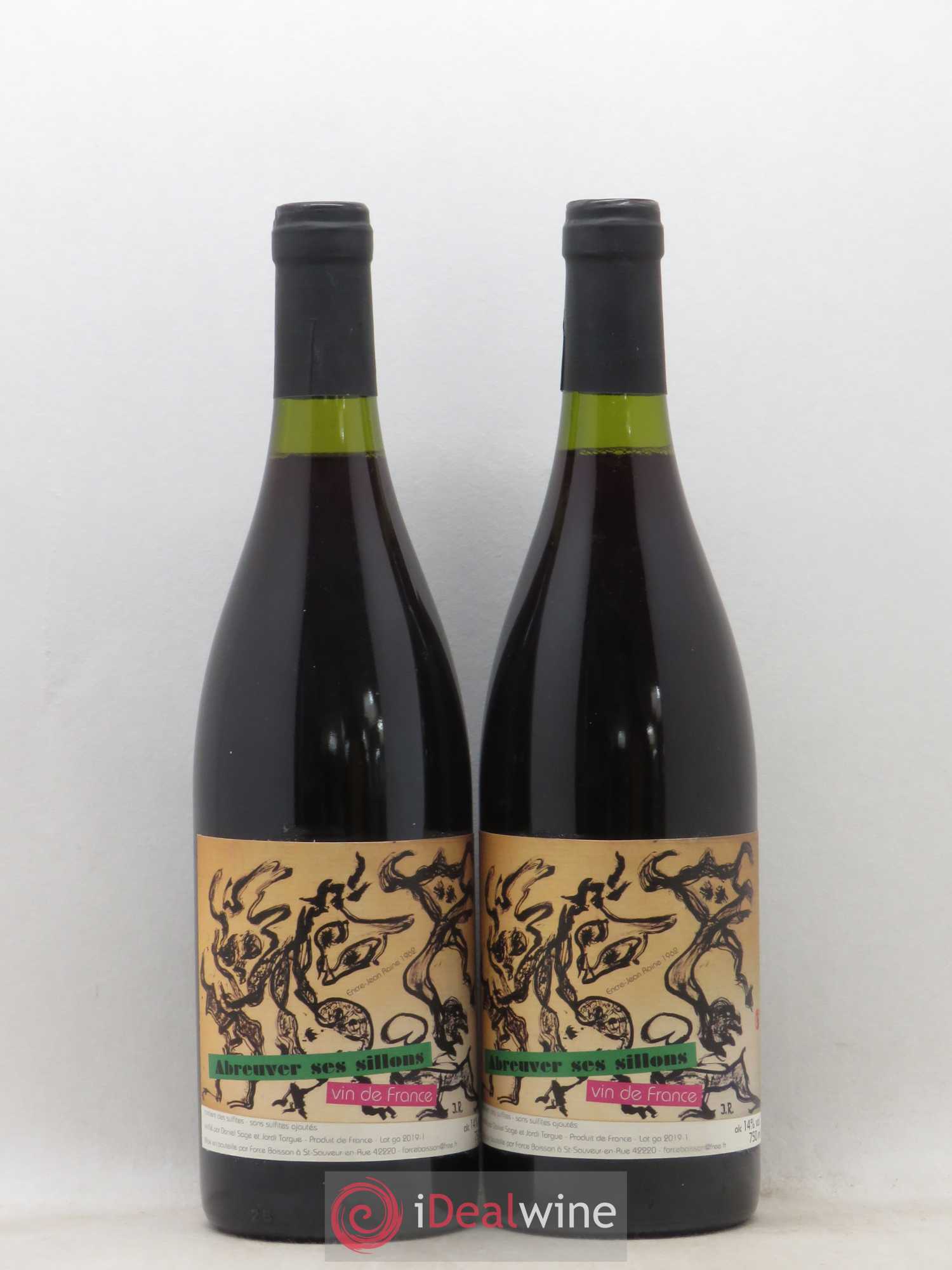 Vin de France Abreuver ses sillons Daniel Sage 2018 - Lot de 2 bouteilles - 0