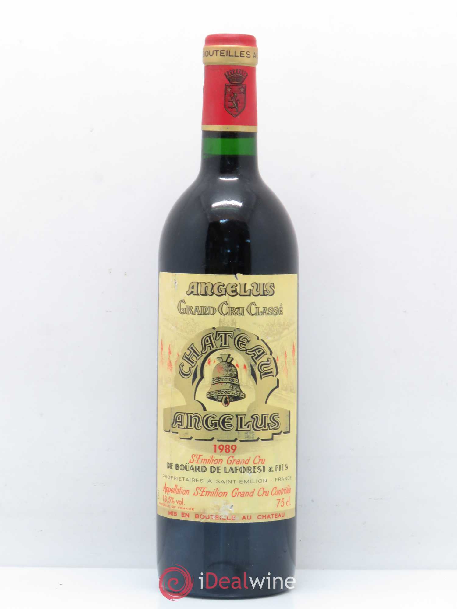 Château Angélus 1er Grand Cru Classé A 1989 - Lot de 1 bouteille - 0