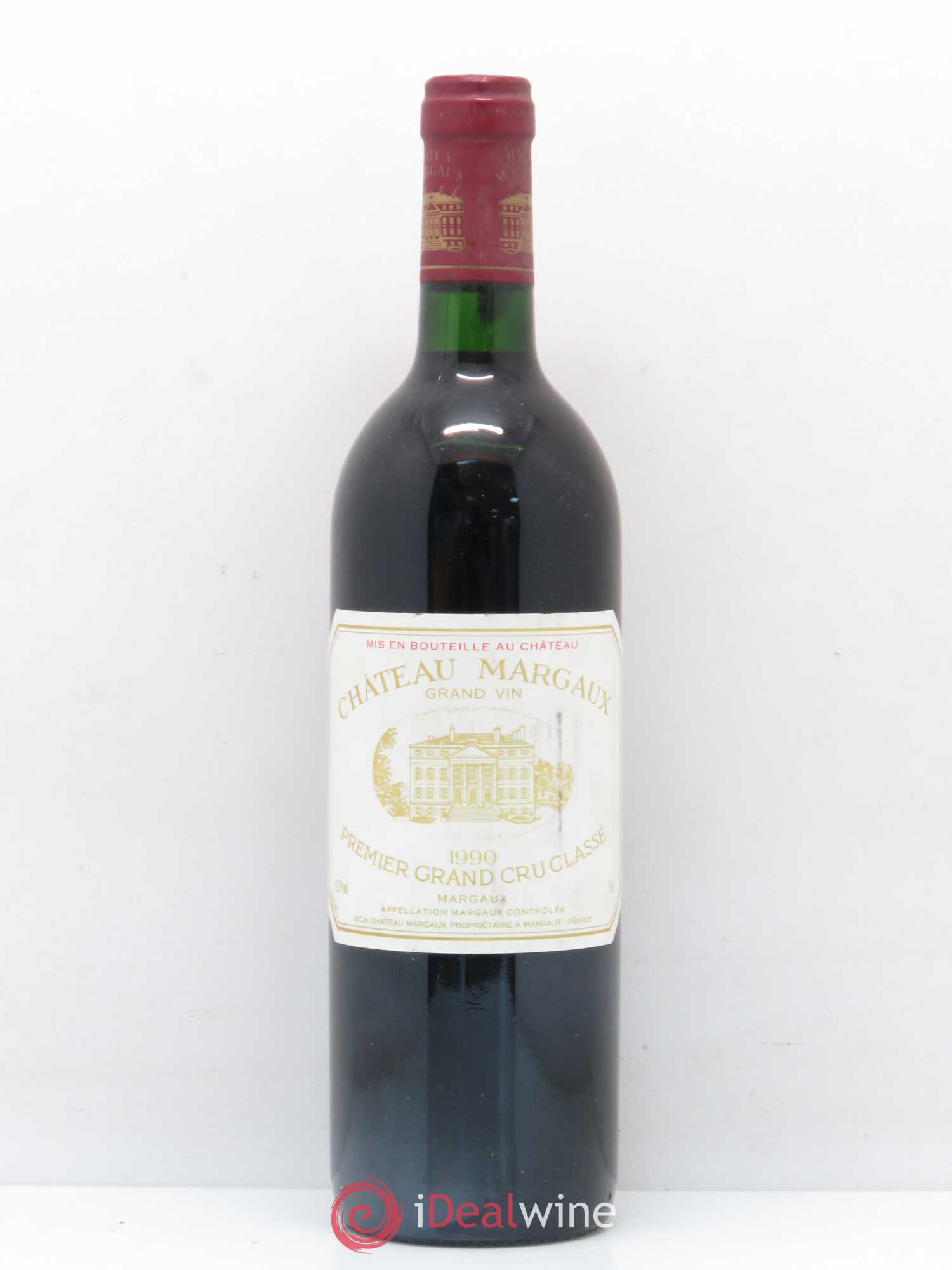 Château Margaux 1er Grand Cru Classé 1990 - Lot de 1 bouteille - 0