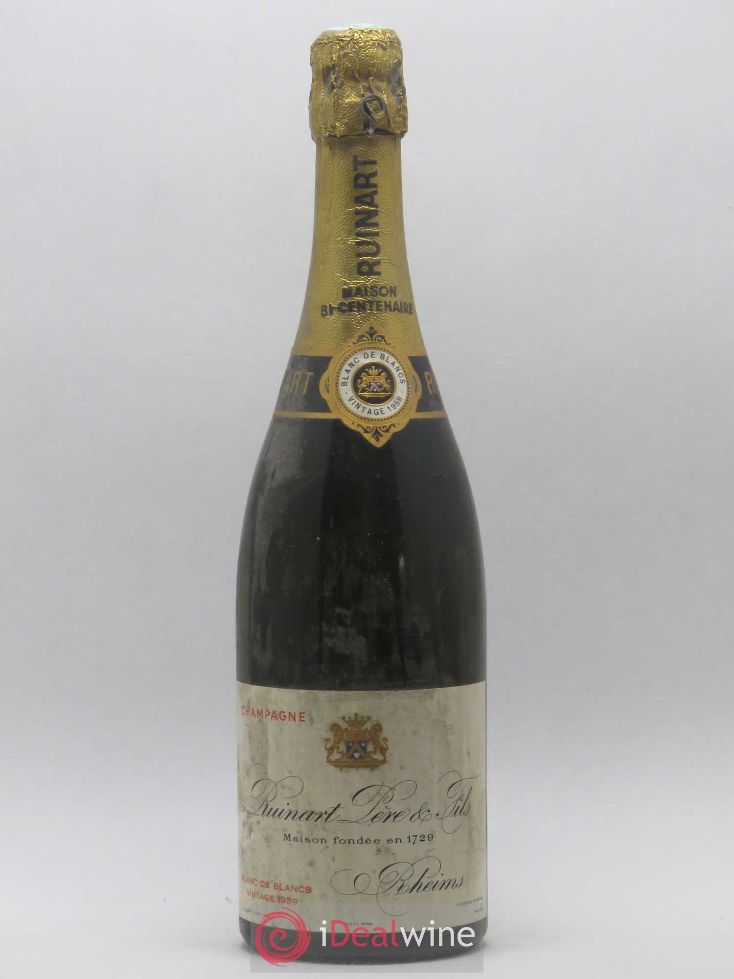 Champagne Blanc de Blanc Ruinart 1959 - Posten von 1 Flasche - 0