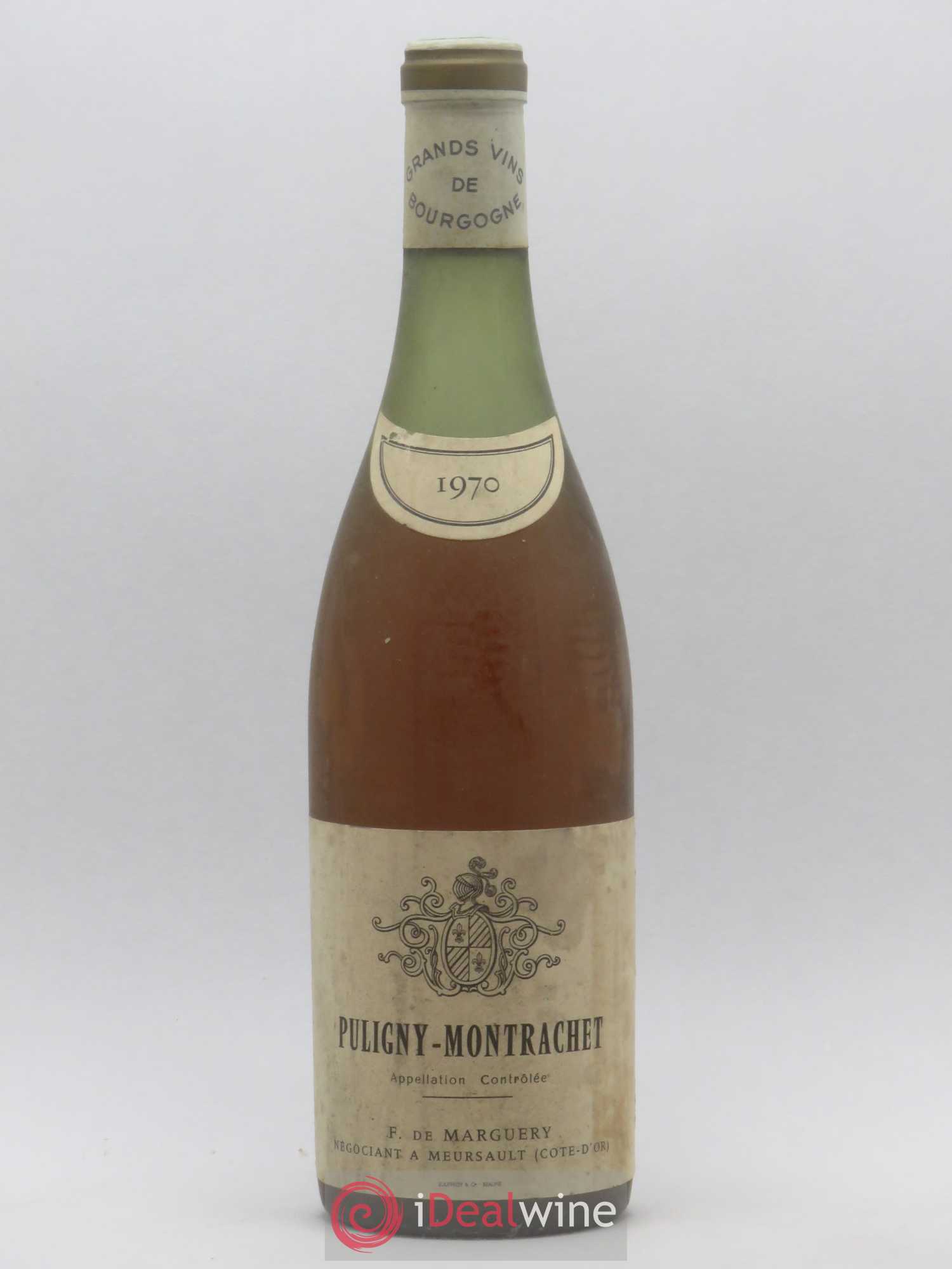 Puligny-Montrachet F. de Marguery 1970 - Posten von 1 Flasche - 0