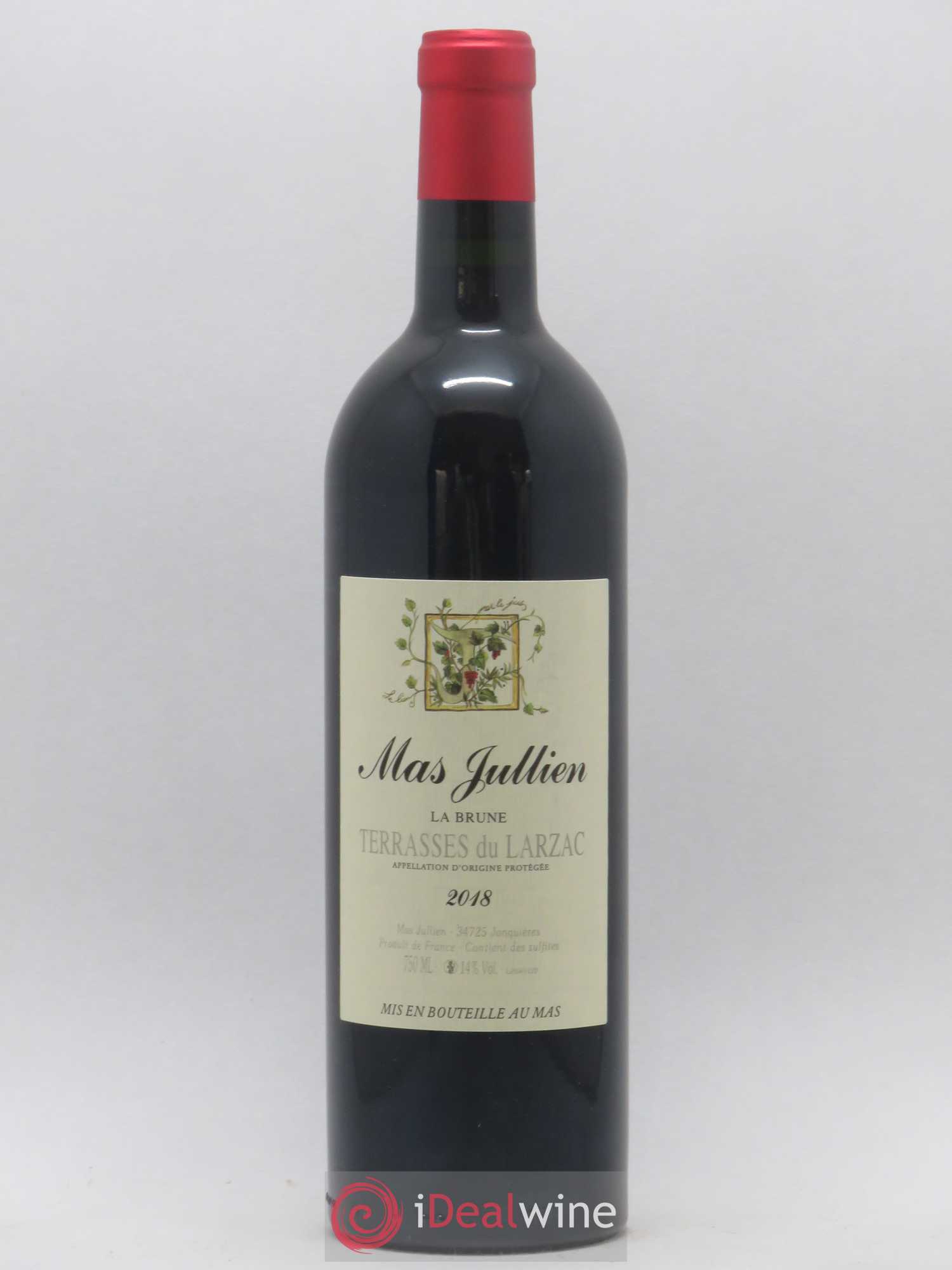 Coteaux du Languedoc Terrasses du Larzac La Brune Mas Jullien 2018 - Posten von 1 Flasche - 0