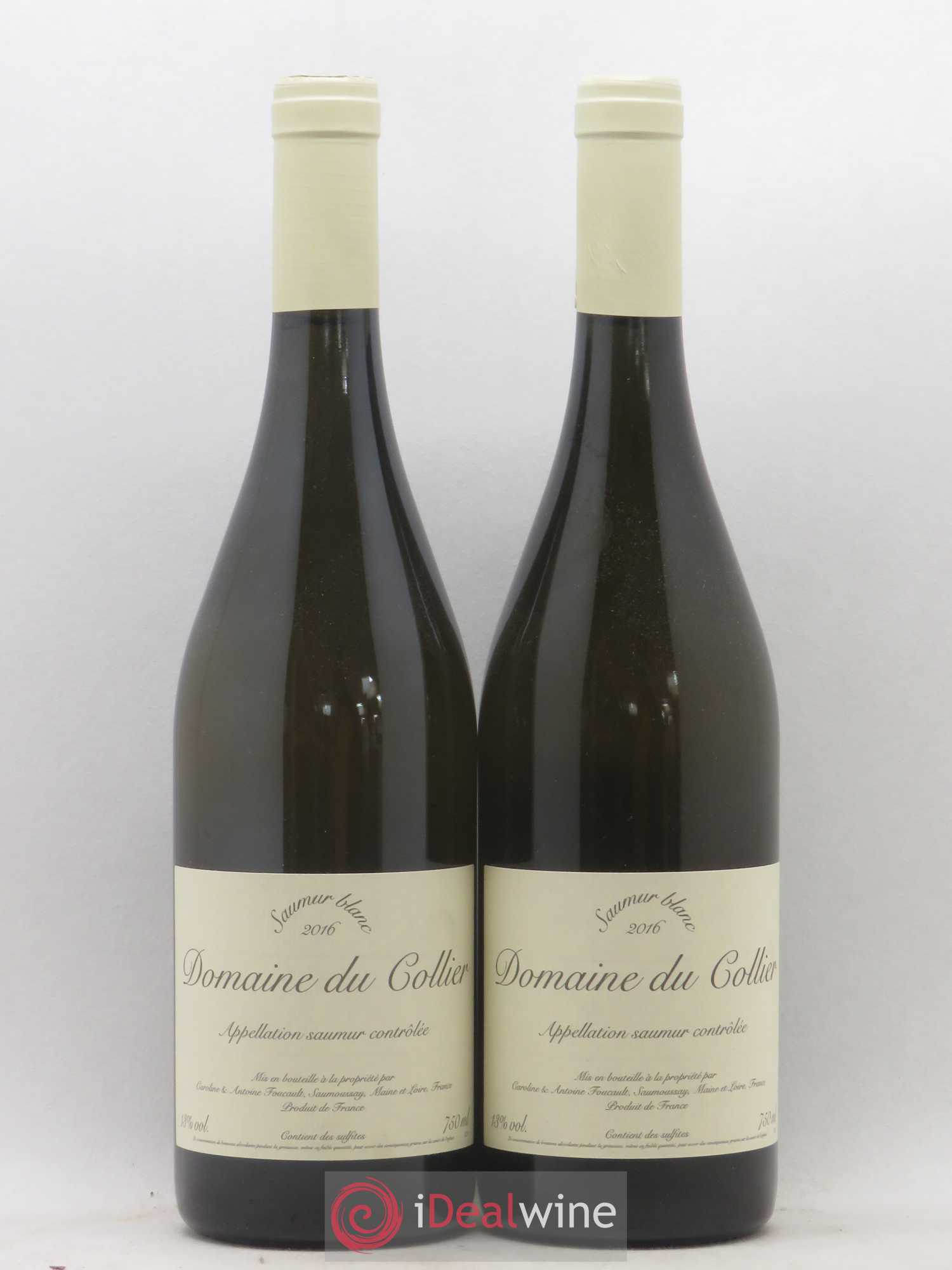 Saumur Domaine du Collier 2016 - Lot de 2 bouteilles - 0