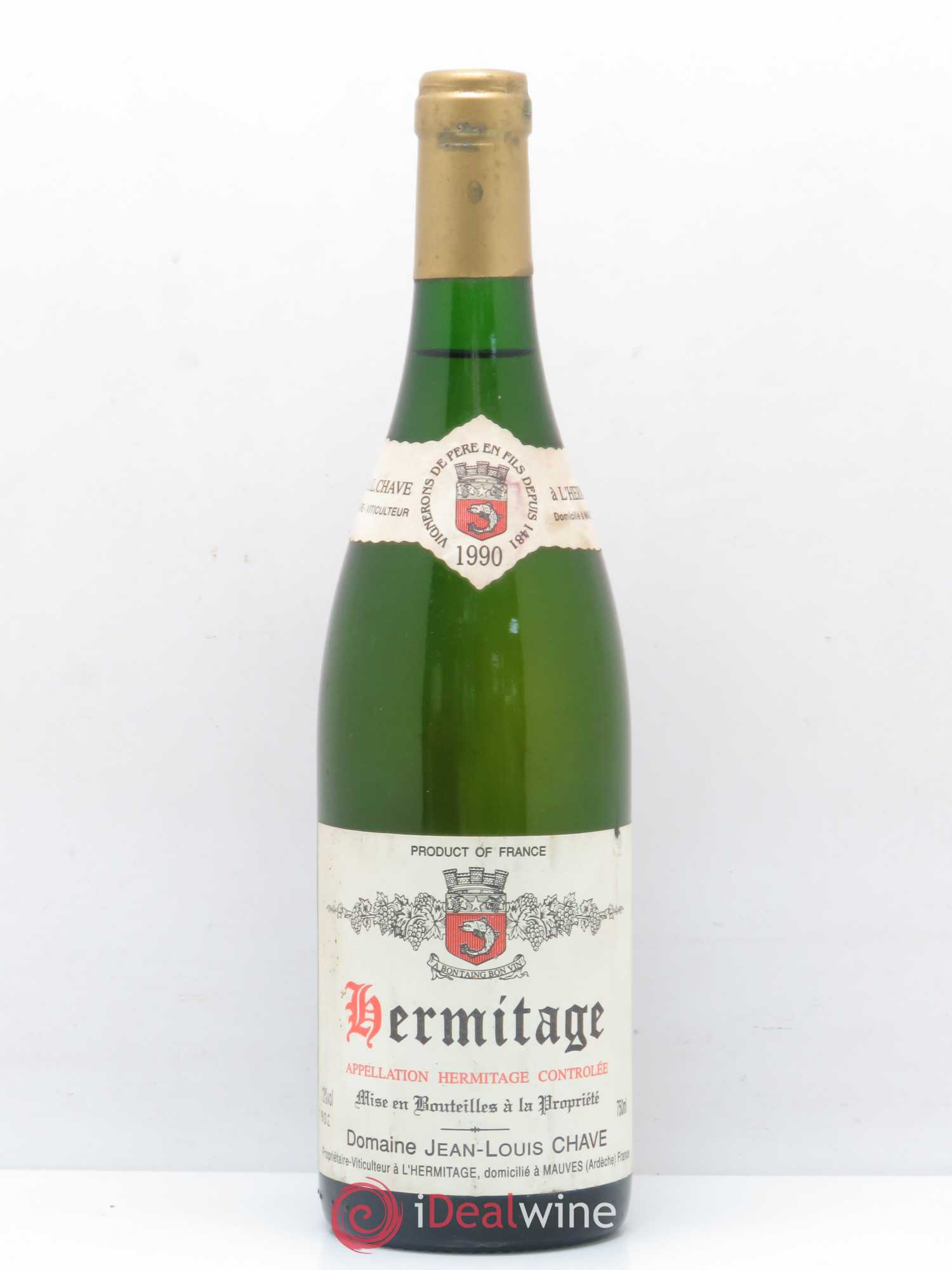 Hermitage Jean-Louis Chave 1990 - Lot de 1 bouteille - 0