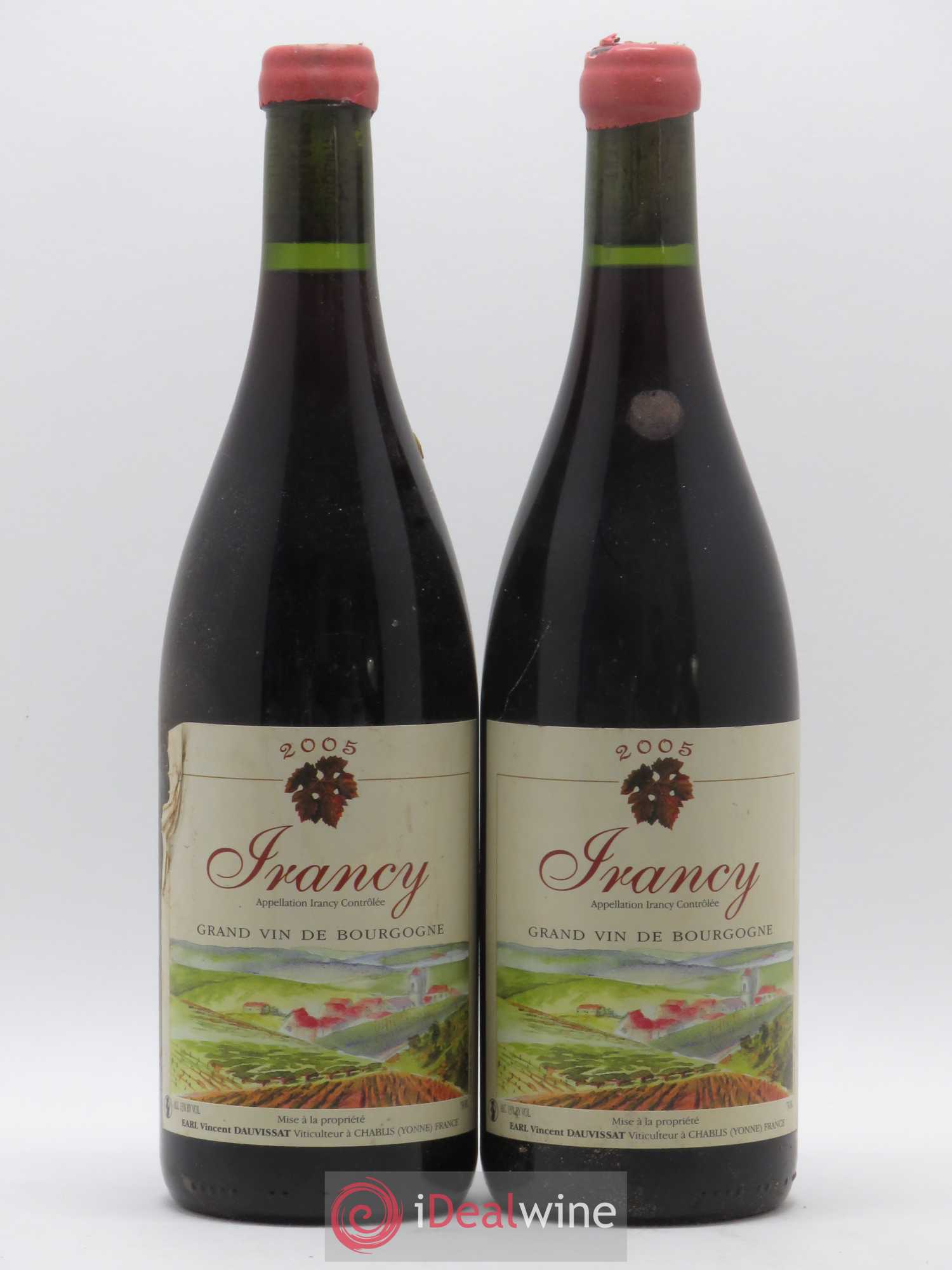 Irancy Vincent Dauvissat (Domaine) 2005 - Lot de 2 bouteilles - 0