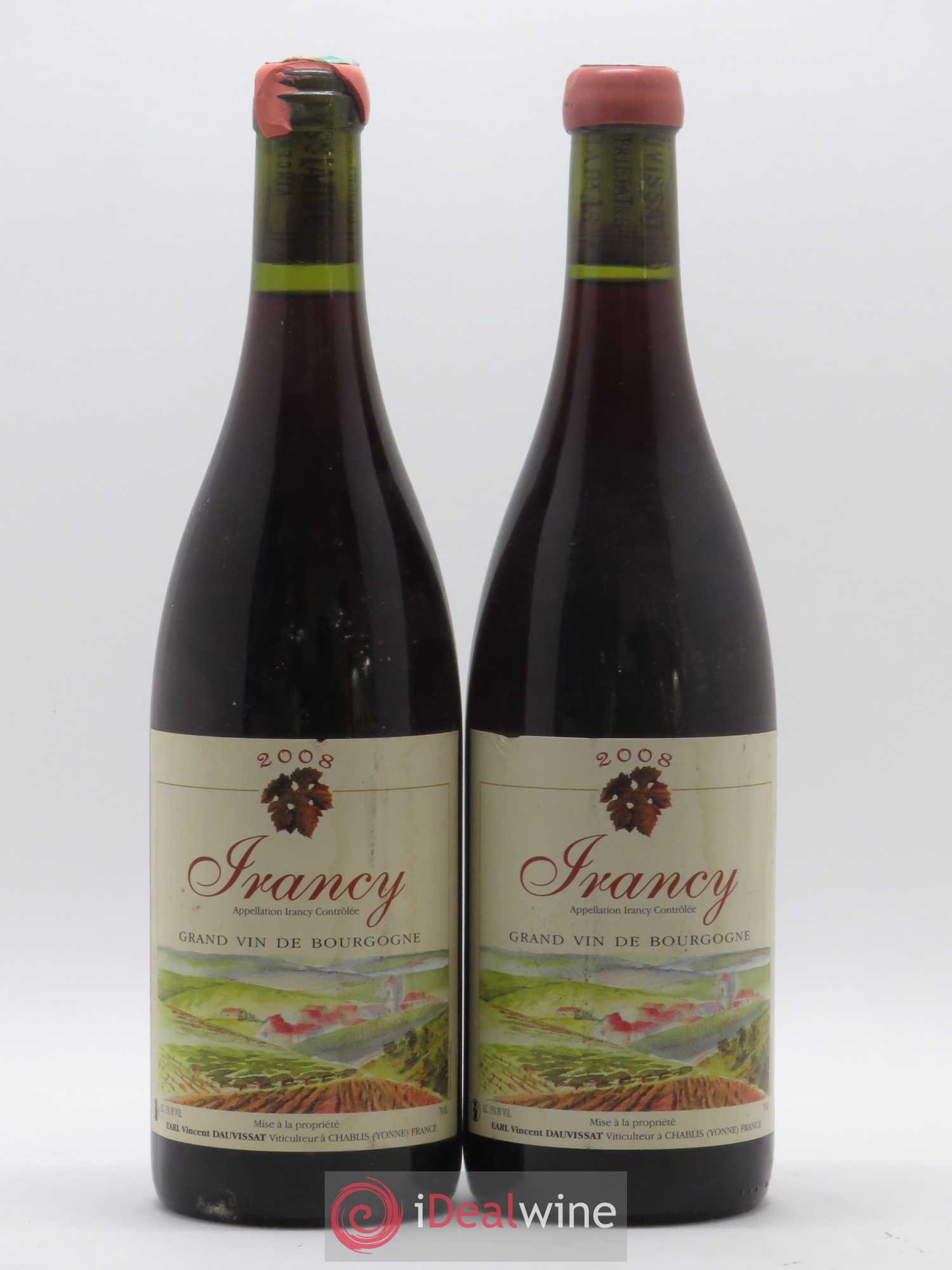 Irancy Vincent Dauvissat (Domaine) 2008 - Lot de 2 bouteilles - 0