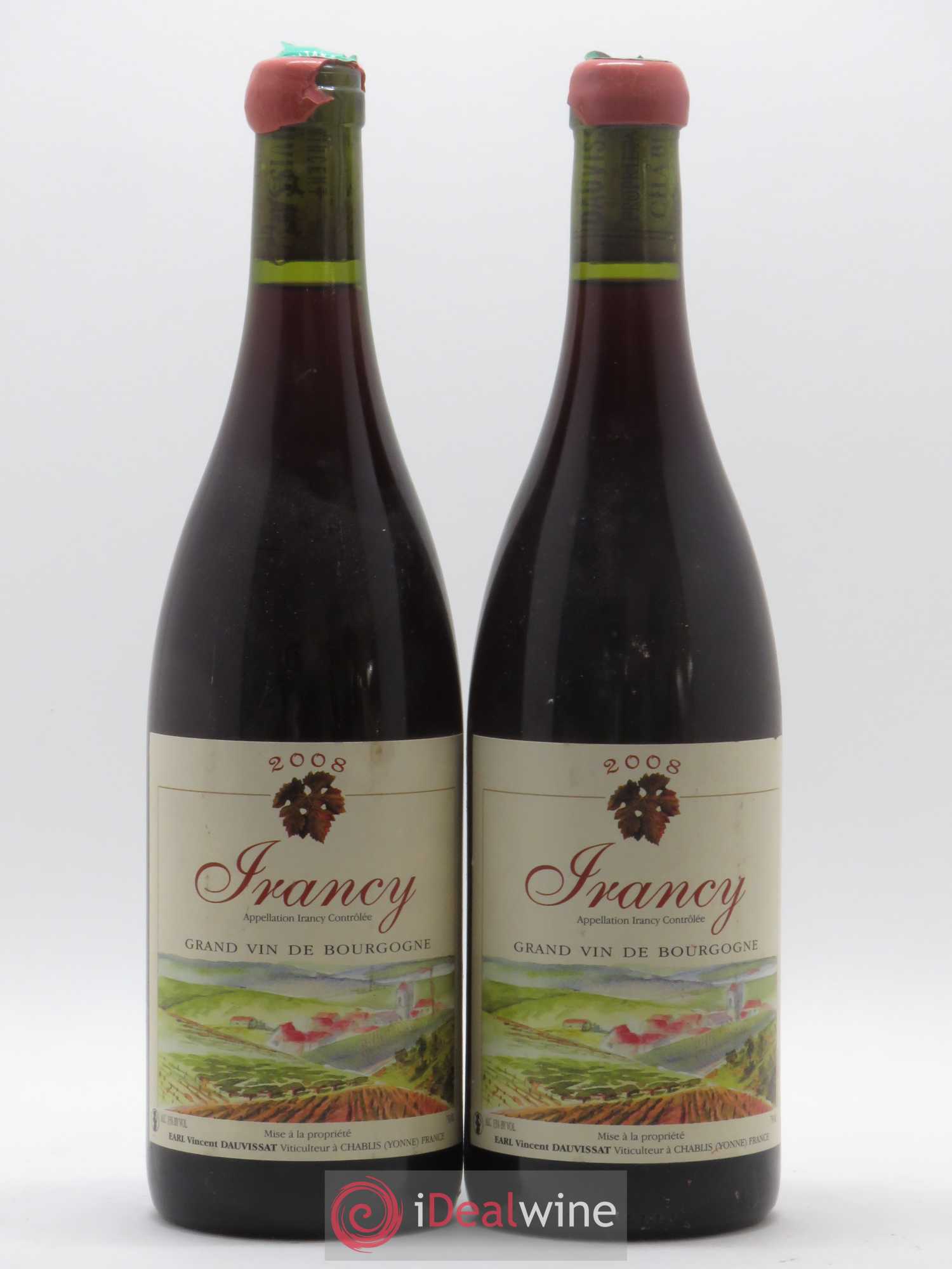 Irancy Vincent Dauvissat (Domaine) 2008 - Lot de 2 bouteilles - 0