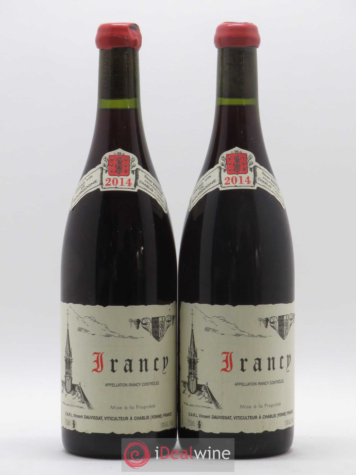 Irancy Vincent Dauvissat (Domaine) 2014 - Lot de 2 bouteilles - 0