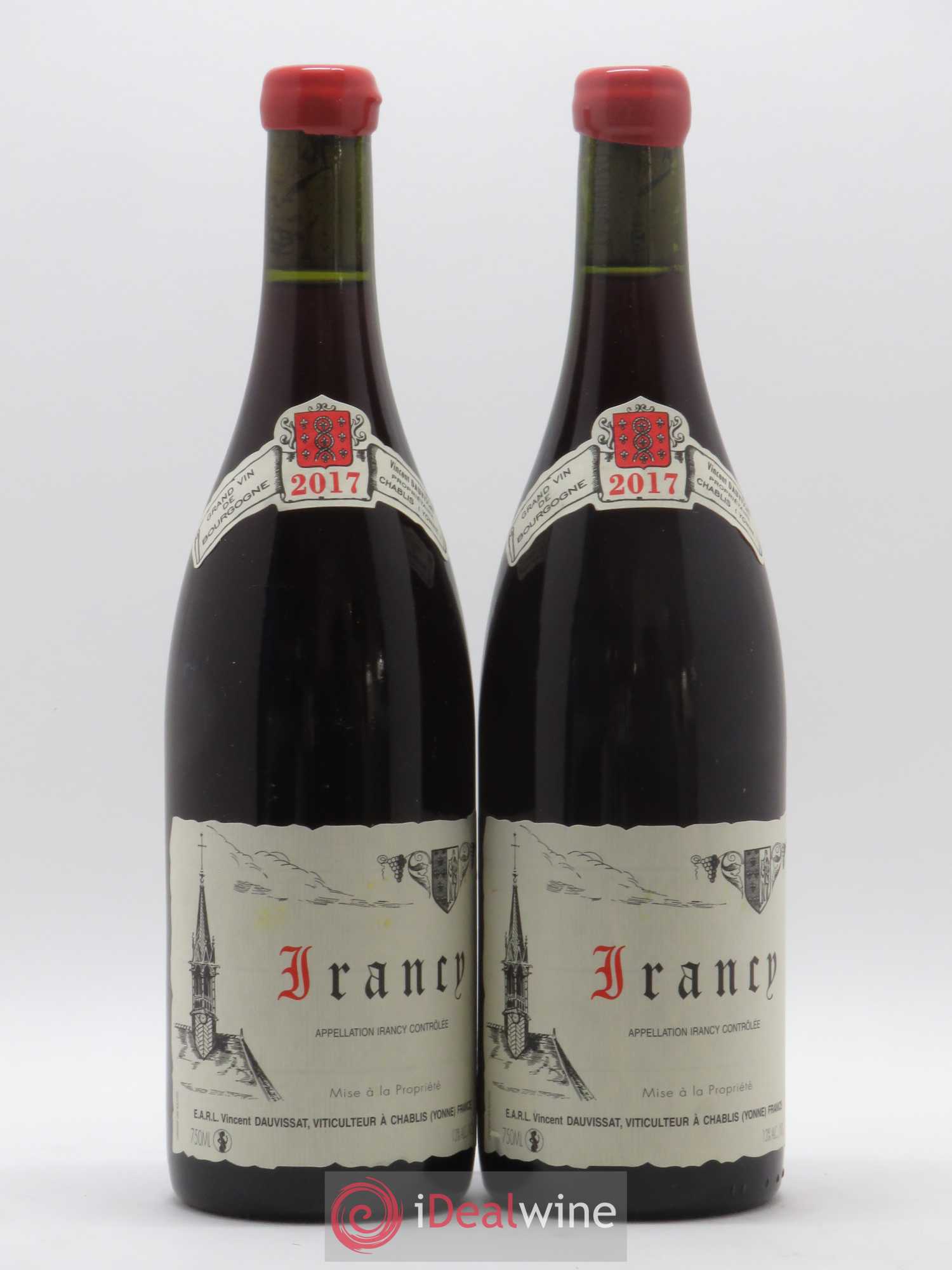 Irancy Vincent Dauvissat (Domaine) 2017 - Lot de 2 bouteilles - 0