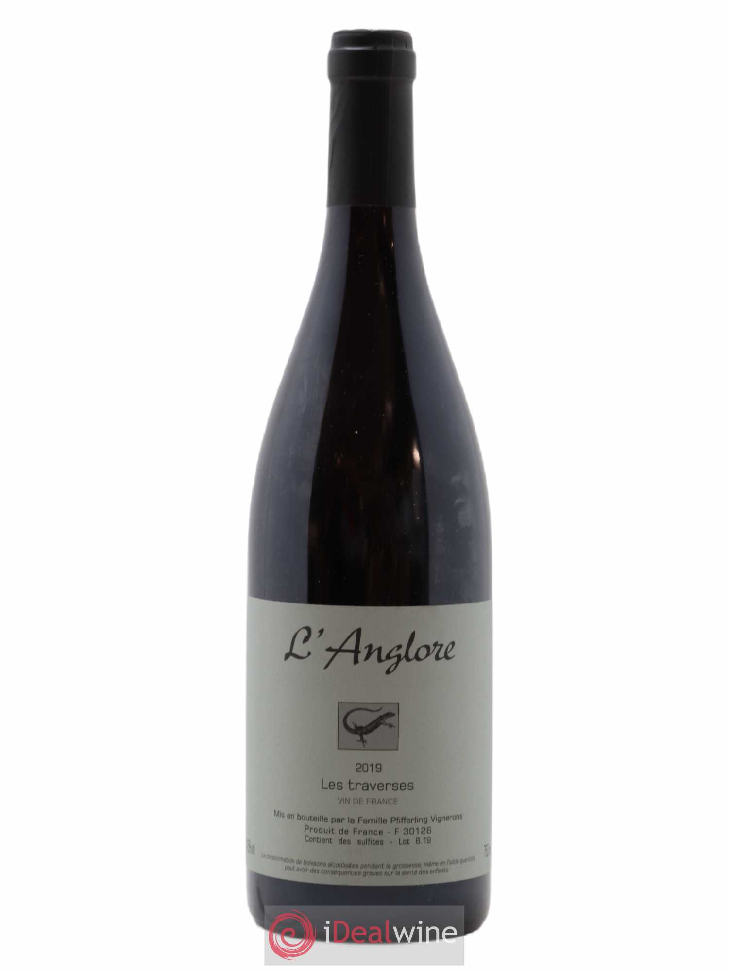 Vin de France Les Traverses L'Anglore 2019 - Lot de 1 bouteille - 0
