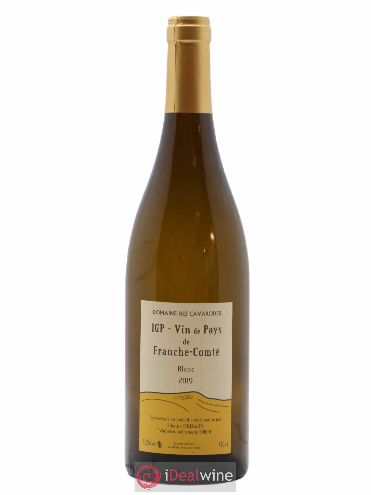 Franche-Comté Cavarodes (Domaine des) - Etienne Thiébaud 2019 - Lot de 1 bouteille - 0