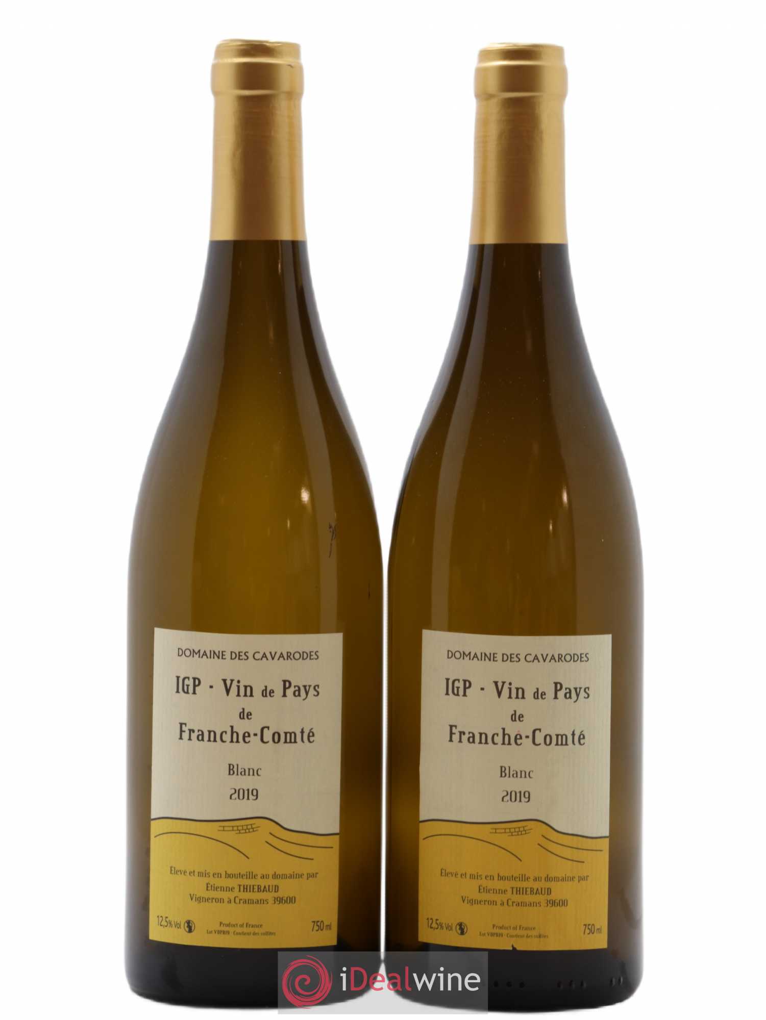 Franche-Comté Cavarodes (Domaine des) - Etienne Thiébaud 2019 - Lot de 2 bouteilles - 0