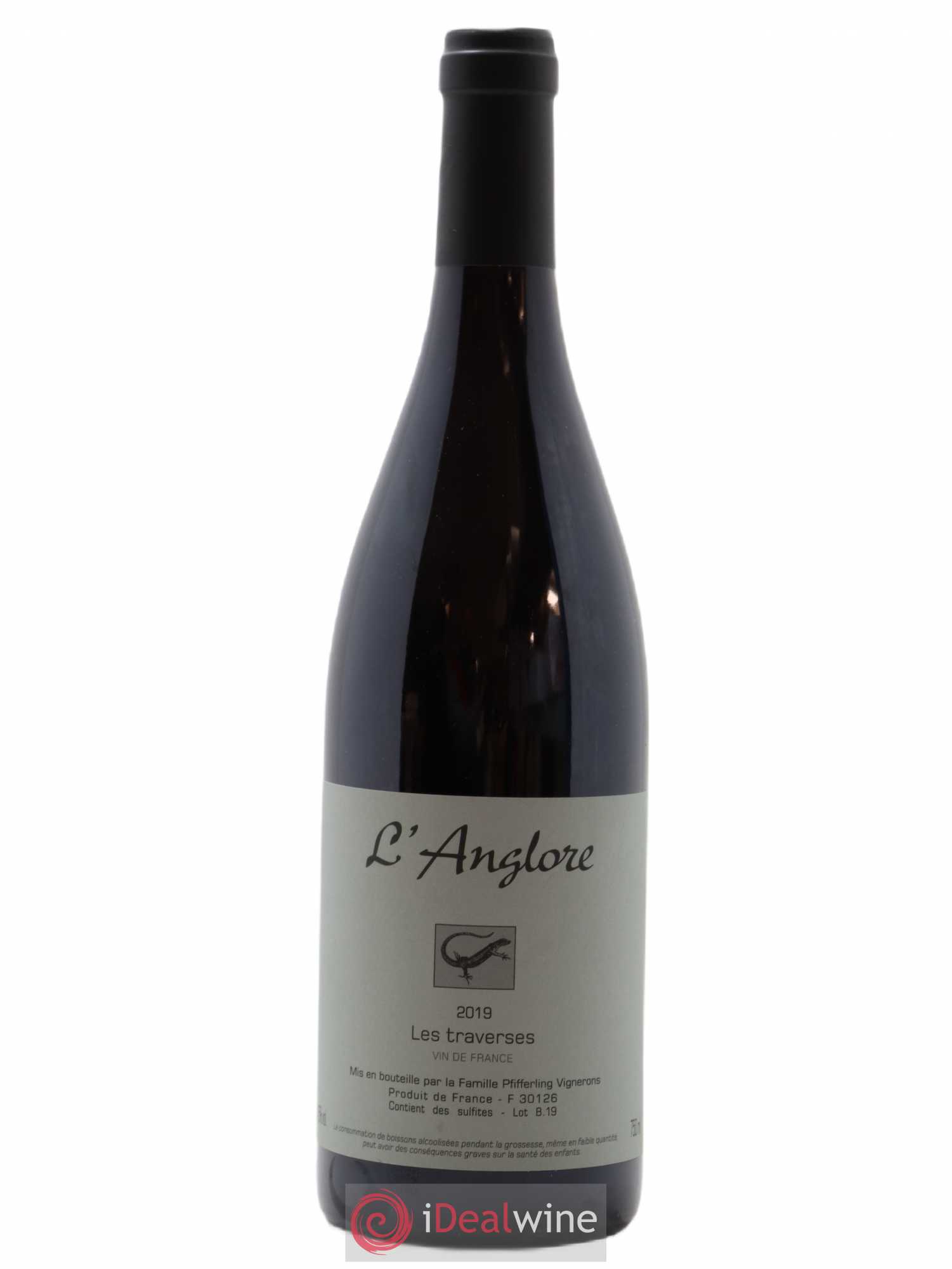 Vin de France Les Traverses L'Anglore 2019 - Lot de 1 bouteille - 0