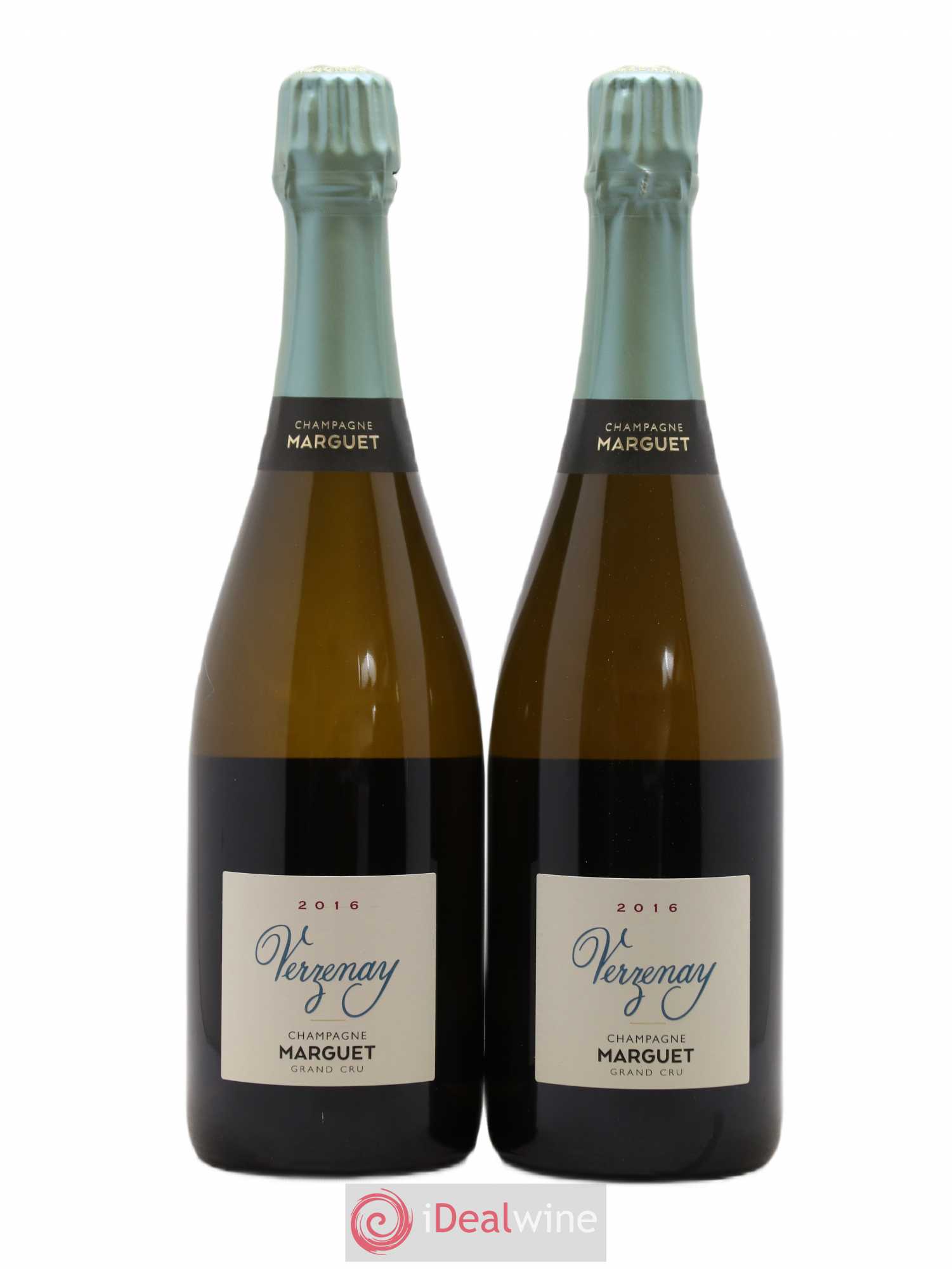 Verzenay Brut Nature Marguet Zero Dosage 2016 - Lot de 2 bouteilles - 0