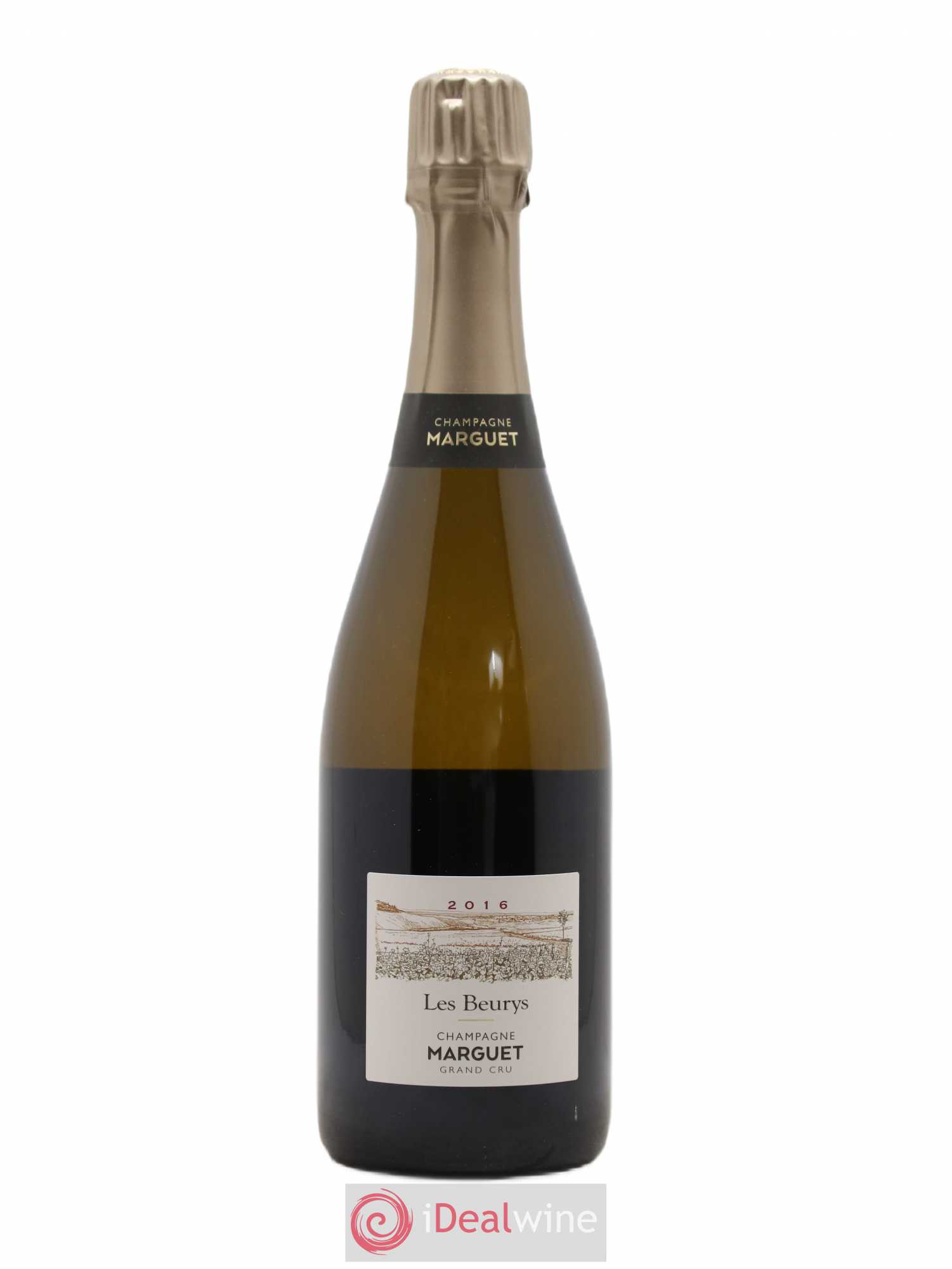 Champagne Marguet - Les Beurys Zéro Dosage 2016 - Posten von 1 Flasche - 0