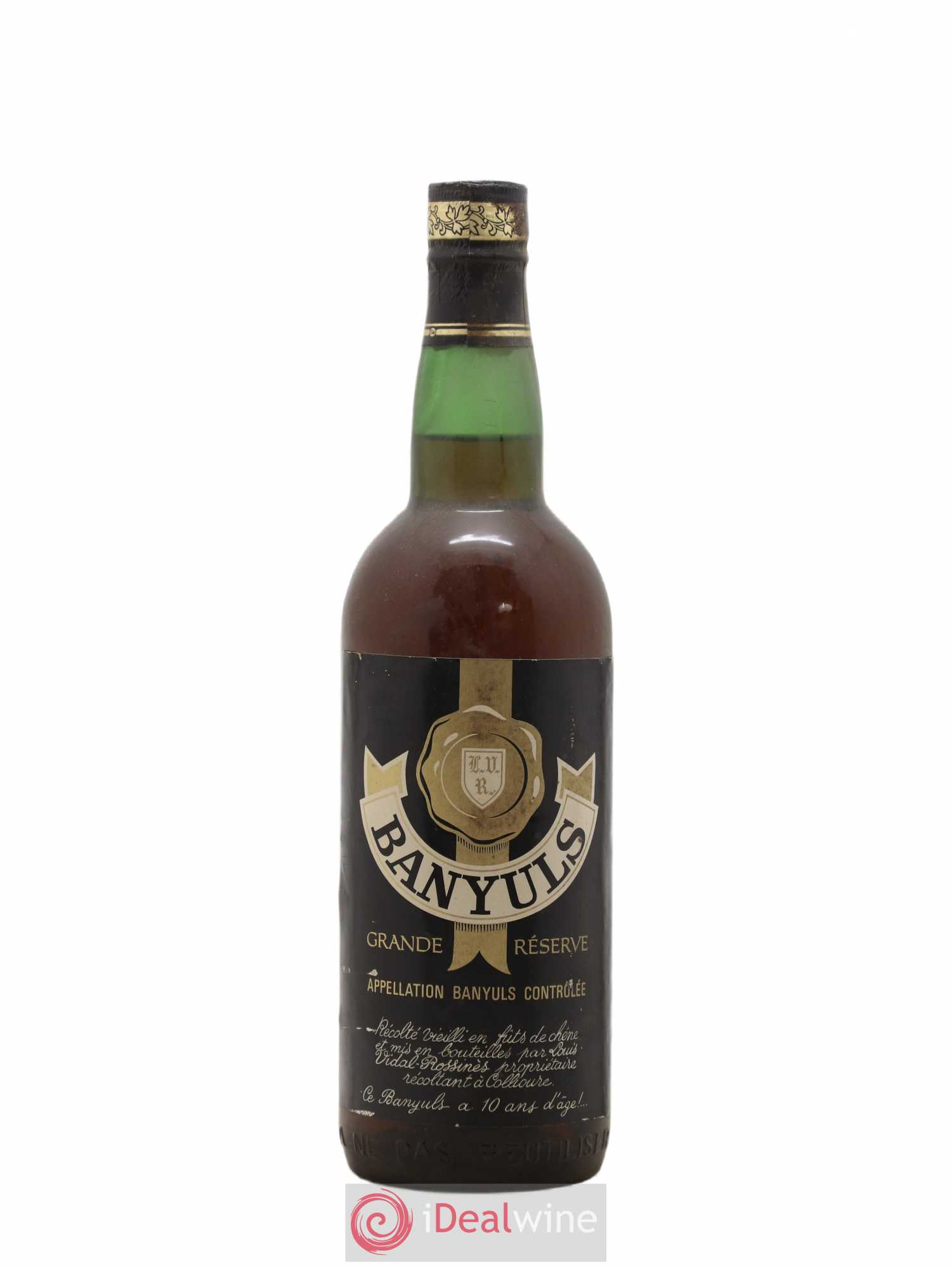 Banyuls Louis Vidal Rossines Grande Reserve 10 ans(sans prix de réserve) - Posten von 1 Flasche - 0