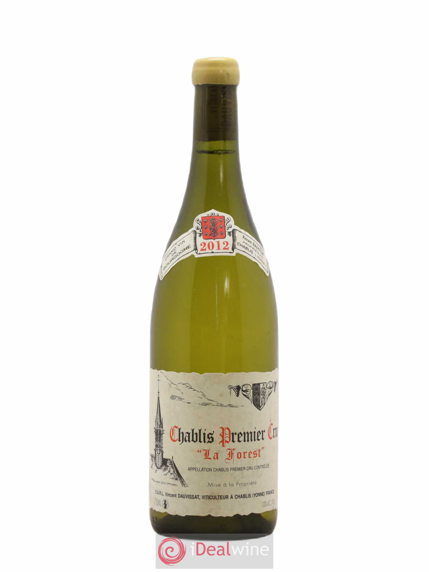 Chablis 1er Cru La Forest Vincent Dauvissat (Domaine) 2012 - Lot de 1 bouteille - 0