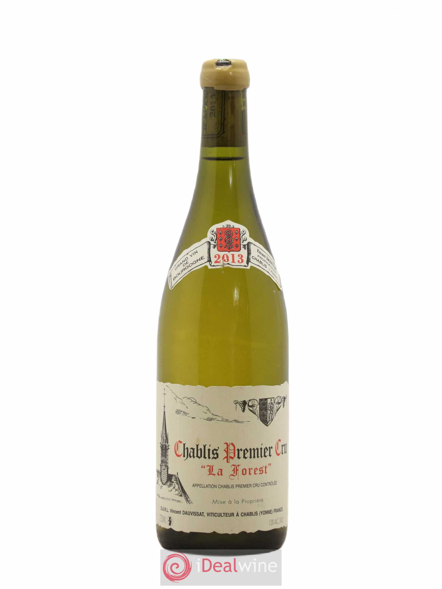 Chablis 1er Cru La Forest Vincent Dauvissat (Domaine) 2013 - Lot de 1 bouteille - 0