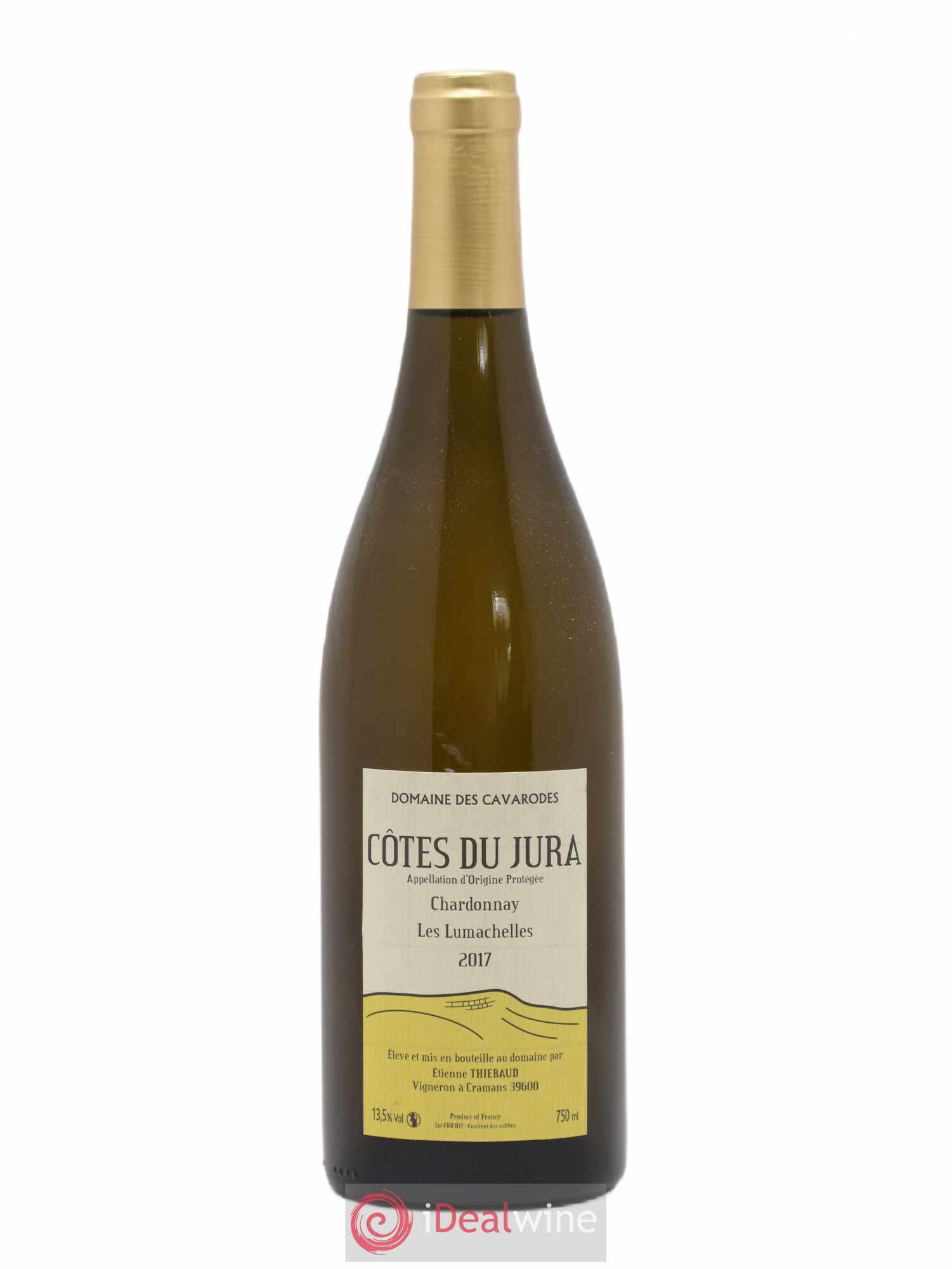 Côtes du Jura Chardonnay Les Lumachelles Cavarodes (Domaine des) - Etienne Thiébaud 2017 - Lot de 1 bouteille - 0