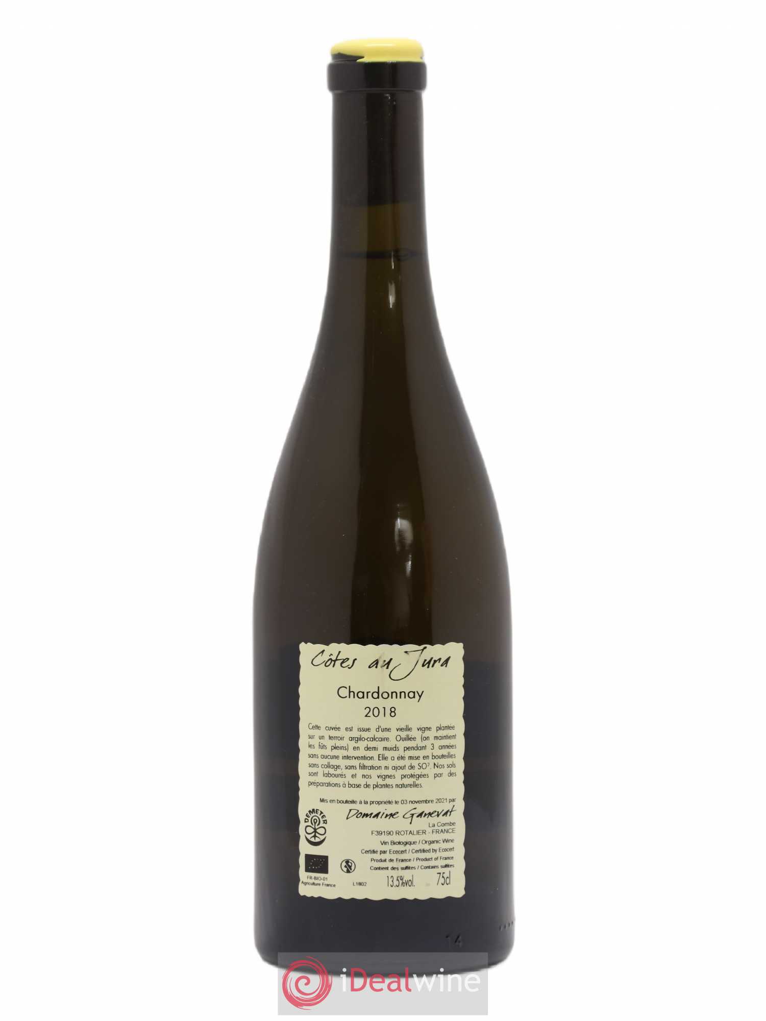 Côtes du Jura Les Chamois du Paradis Jean-François Ganevat (Domaine) 2018 - Lot de 1 bouteille - 1