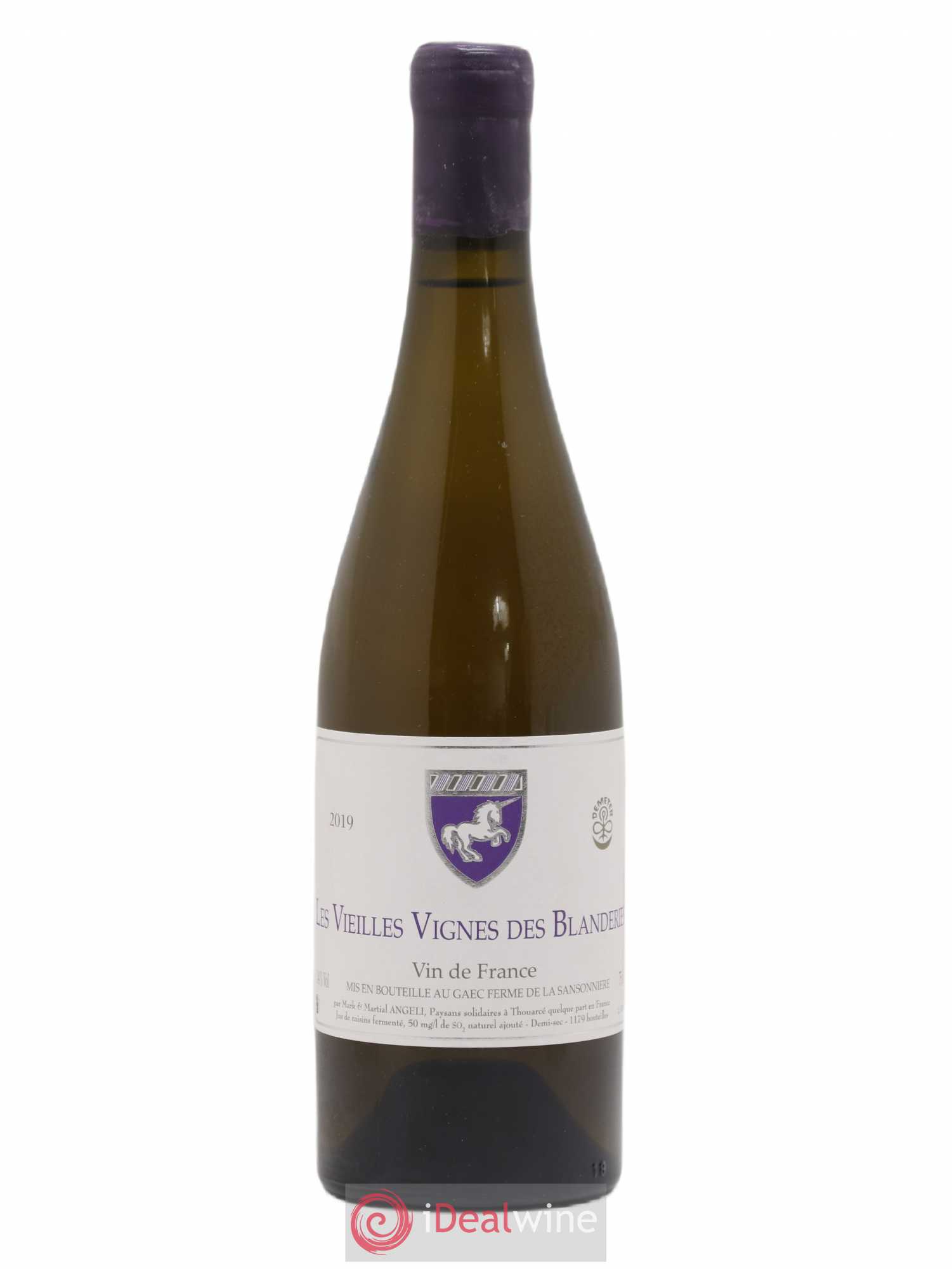 Anjou Les Vieilles Vignes des Blanderies Mark Angeli (Domaine) - Ferme de la Sansonnière 2019 - Lot de 1 bouteille - 0