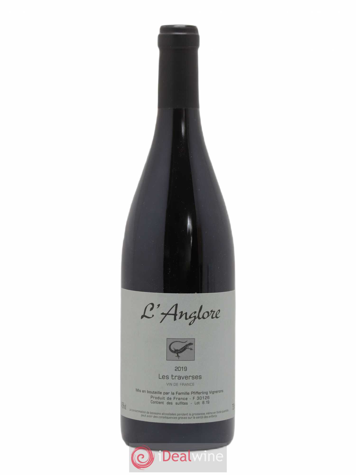 Vin de France Les Traverses L'Anglore 2019 - Lot de 1 bouteille - 0