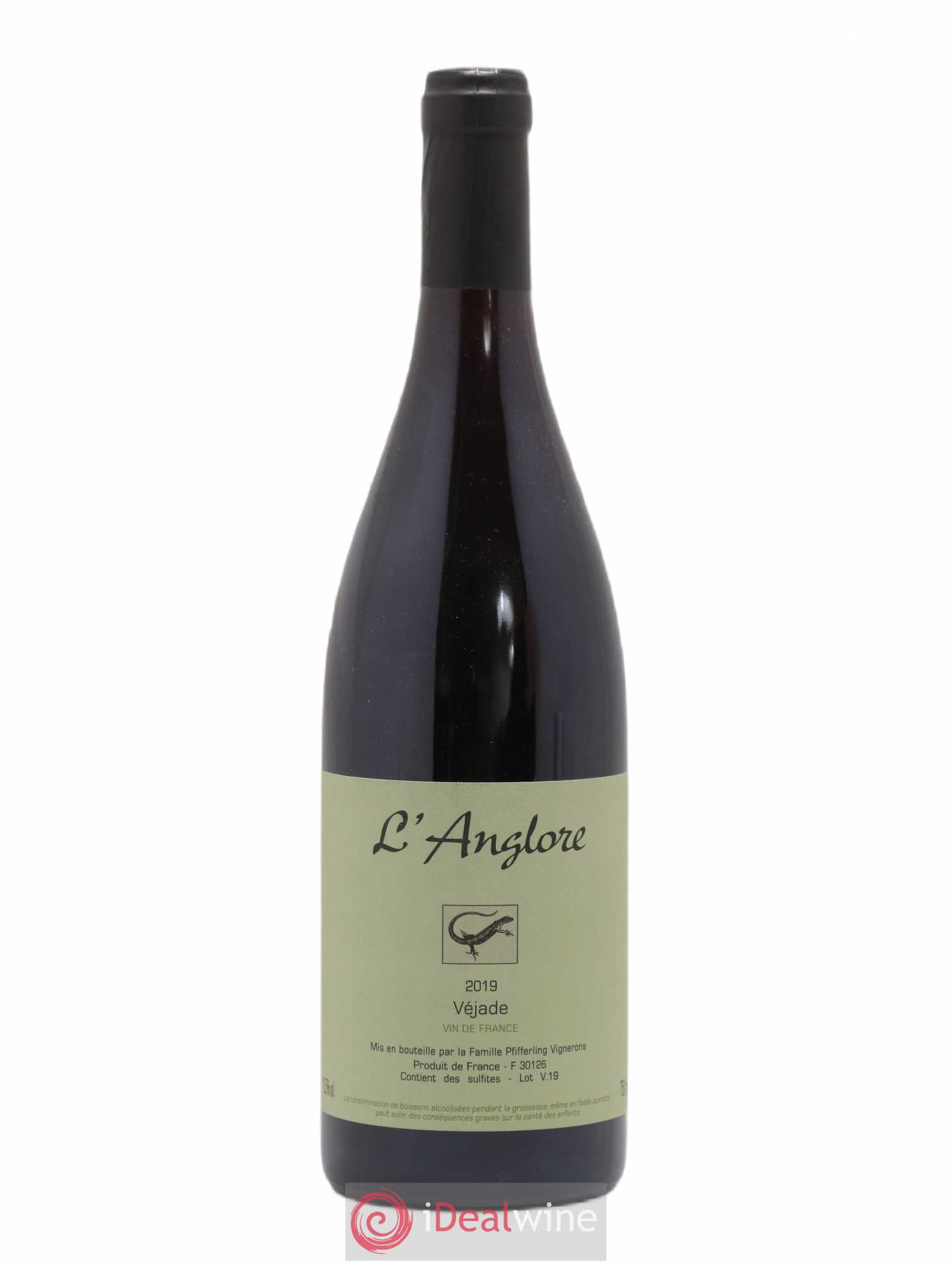 Vin de France Véjade L'Anglore 2019 - Lot de 1 bouteille - 0