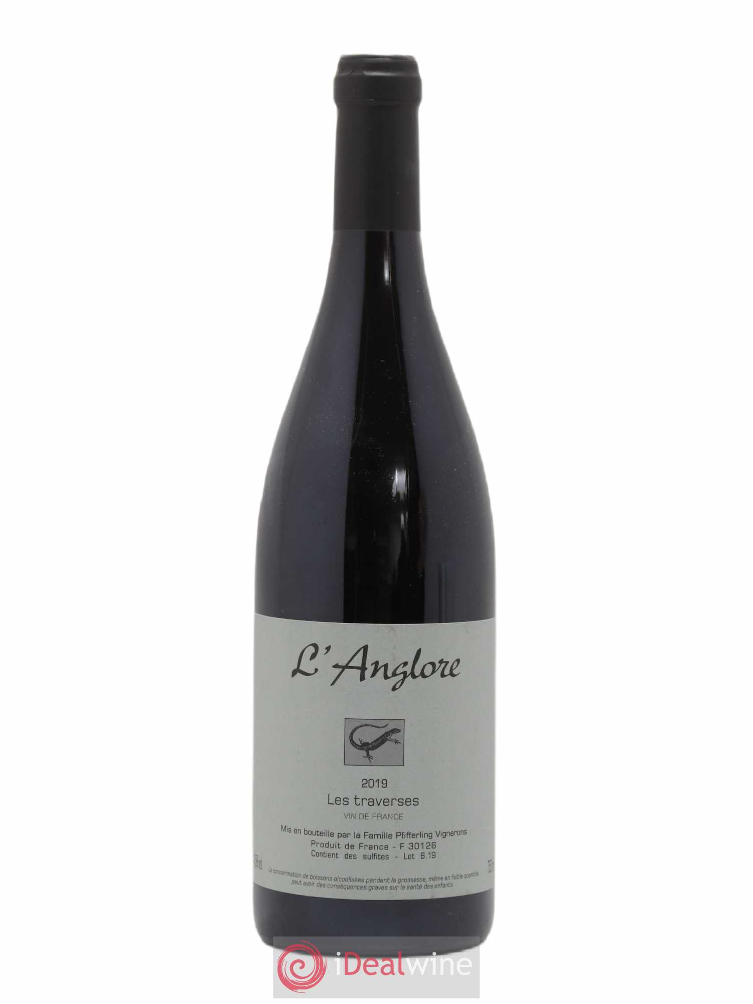 Vin de France Les Traverses L'Anglore 2019 - Lot de 1 bouteille - 0