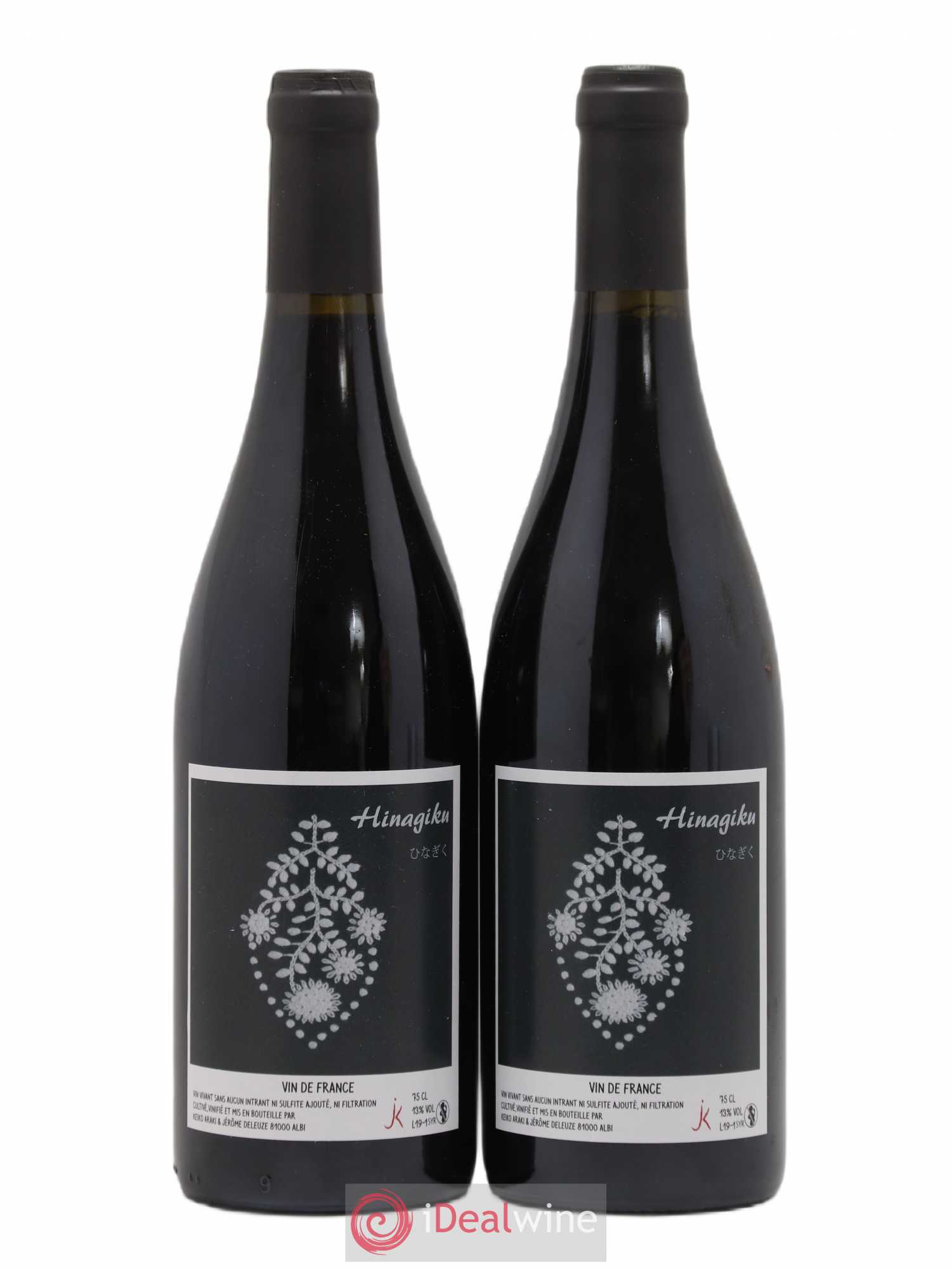 Sud-Ouest Vin de France Araki et Deleuze Hinagiku 2019 - Posten von 2 Flaschen - 0