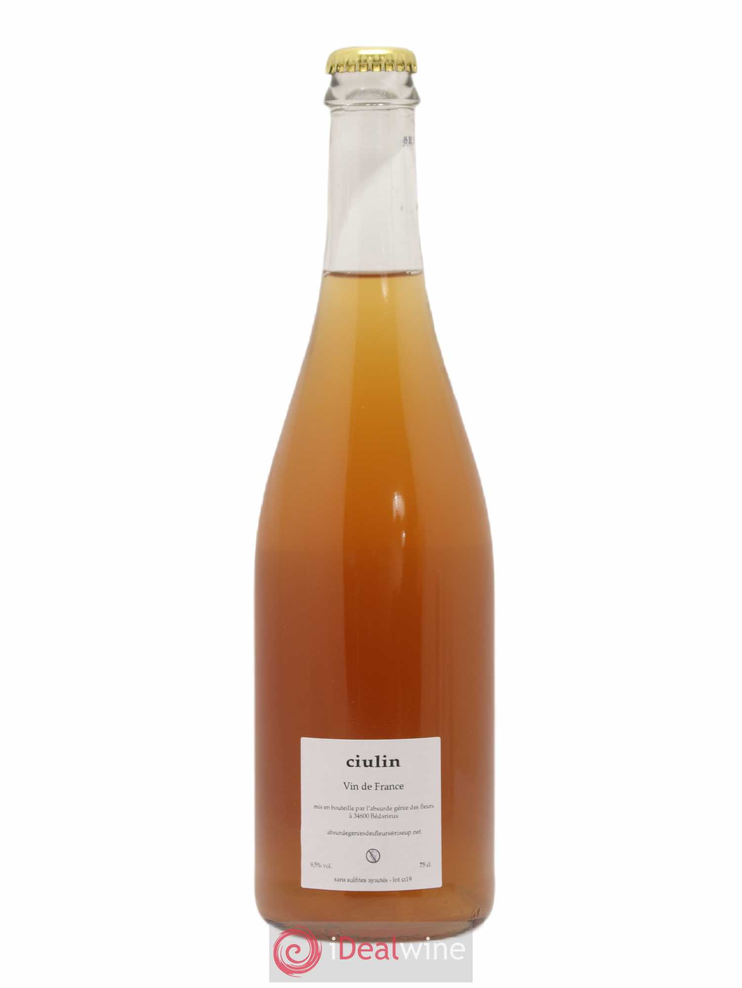 Vin de France Ciulin L'Absurde génie des fleurs 2019 - Posten von 1 Flasche - 1