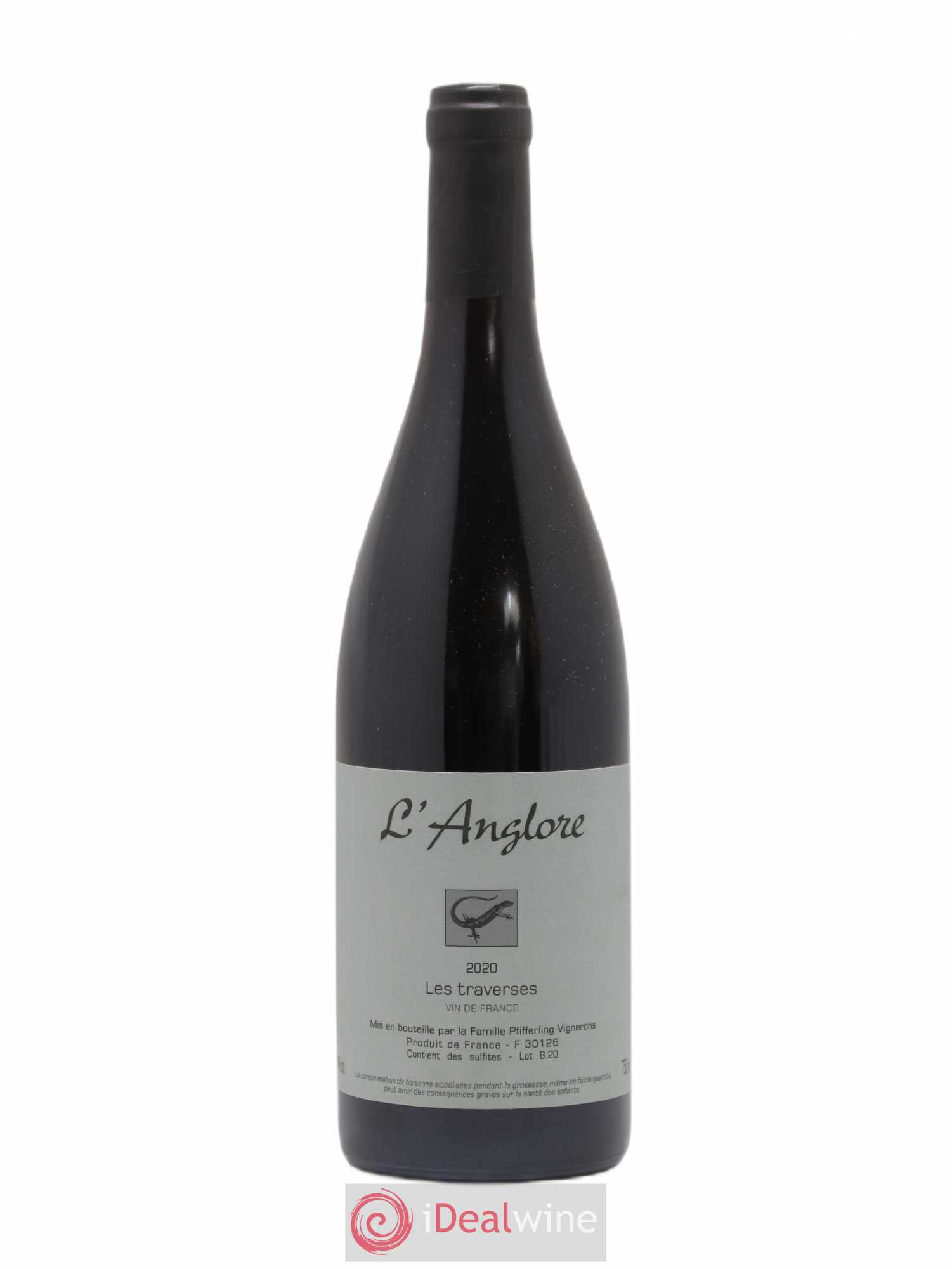 Vin de France Les Traverses L'Anglore 2020 - Lot de 1 bouteille - 0