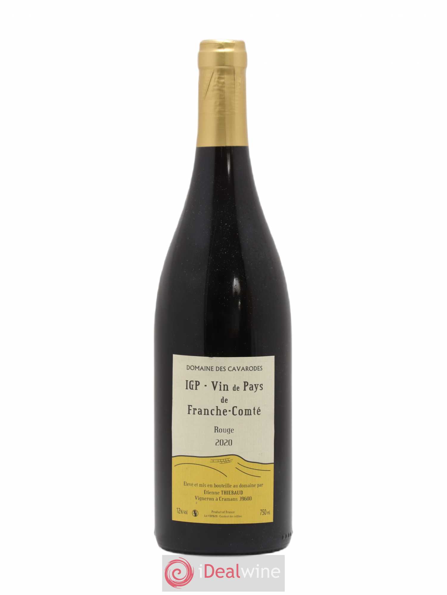 Franche-Comté Cavarodes (Domaine des) - Etienne Thiébaud 2020 - Lot de 1 bouteille - 0