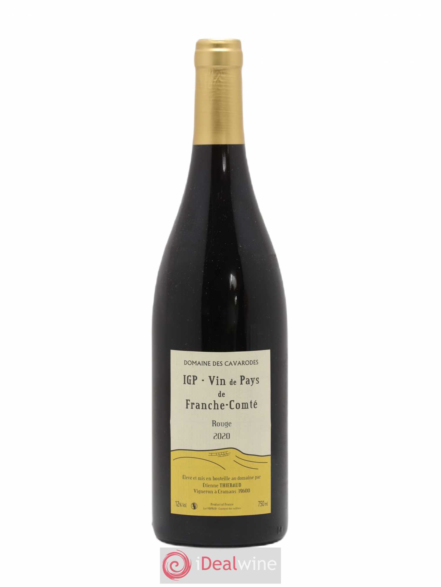 Franche-Comté Cavarodes (Domaine des) - Etienne Thiébaud 2020 - Lot de 1 bouteille - 0