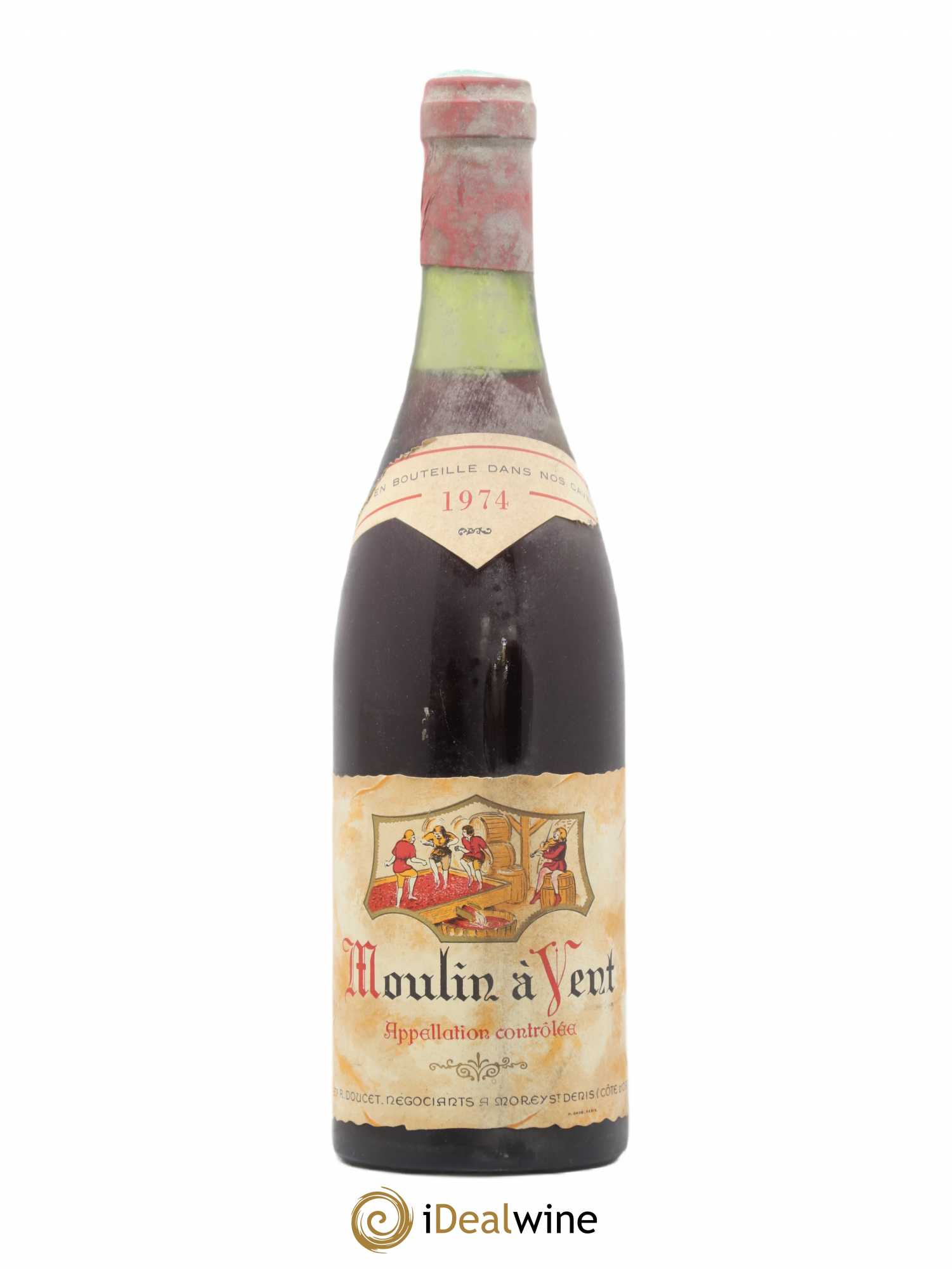 Moulin-à-Vent Négociant Doucet (sans prix de réserve) 1974 - Posten von 1 Flasche - 0