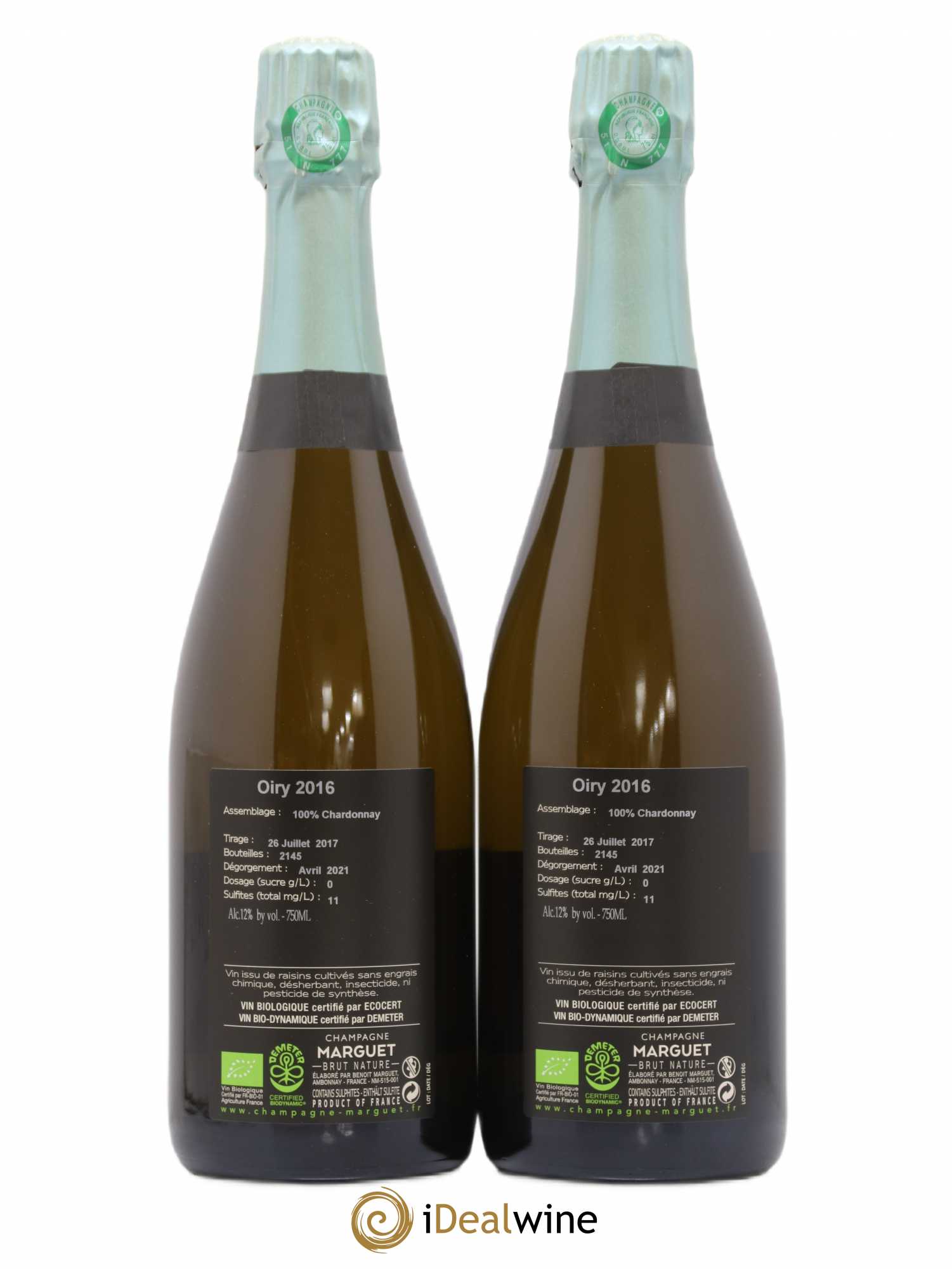 Champagne 2016 - Posten von 2 Flaschen - 1