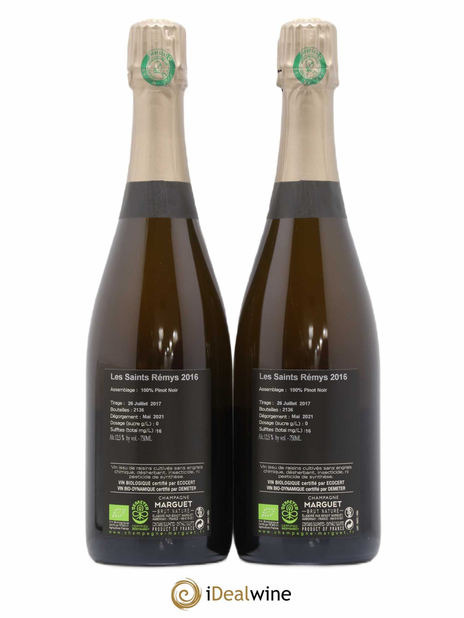 Champagne 2016 - Posten von 2 Flaschen - 1