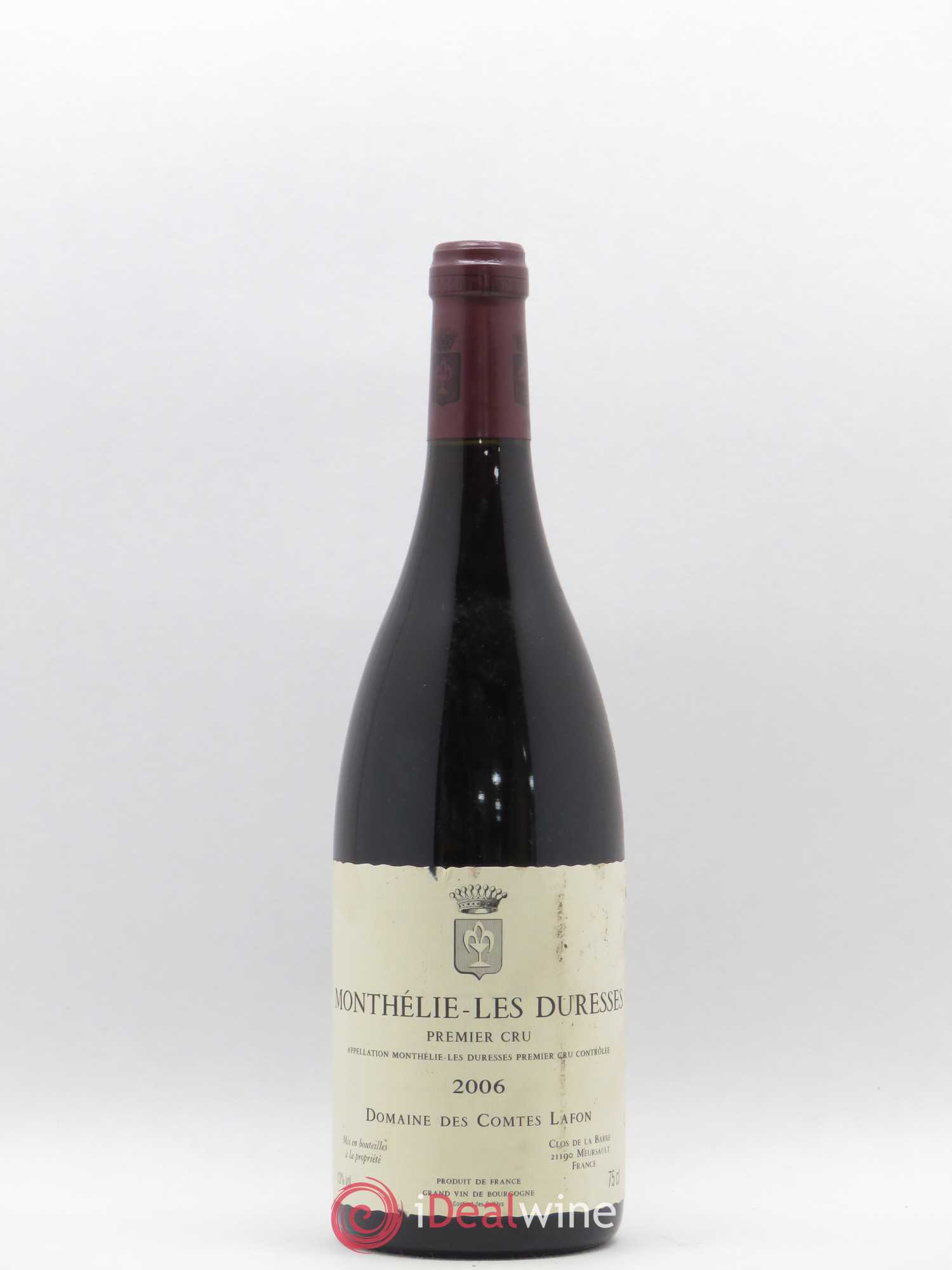 Monthélie 1er Cru Les Duresses Comtes Lafon (Domaine des) 2006 - Lot de 1 bouteille - 0