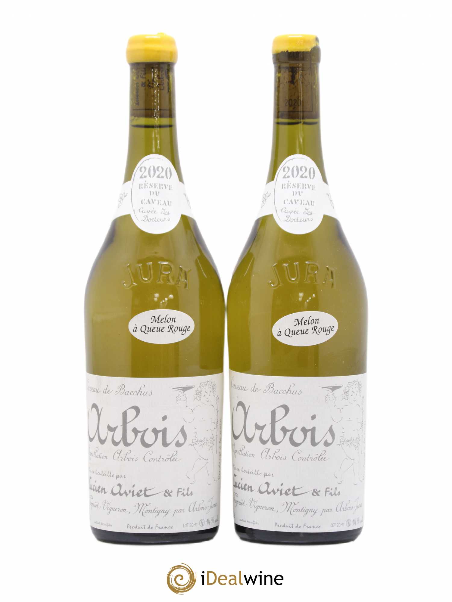 Arbois Melon à Queue Rouge Cuvée des Docteurs Lucien Aviet (Domaine) 2020 - Lot de 2 bouteilles - 0